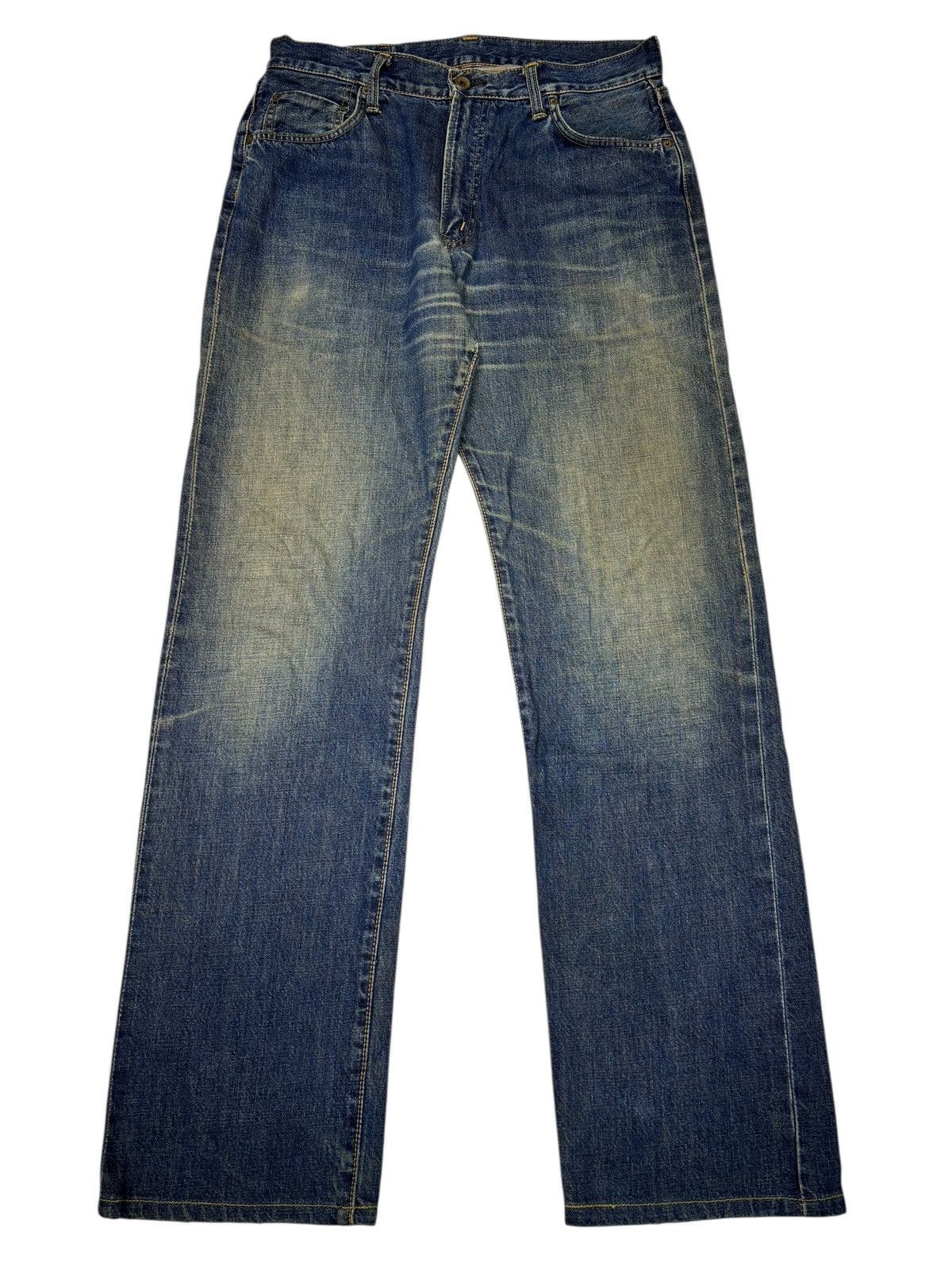 Kapital 🔥EDWIN 505xx SELVEDGE BAGGY JEANS MUD WASH DISTRESSED DENIM Size US 34 / EU 50 - 7 Thumbnail
