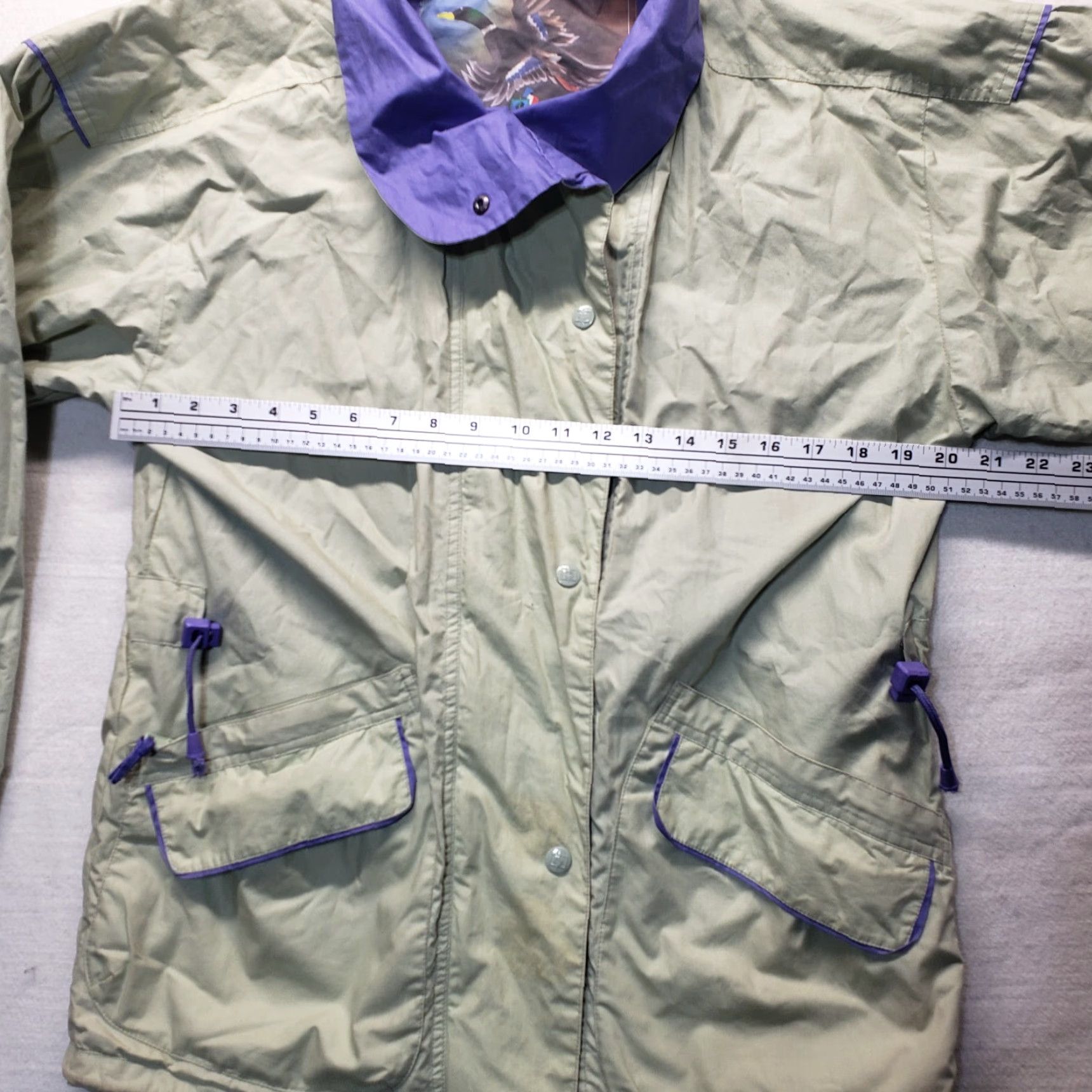 Vintage Vtg Brambilla France World Sport Green Windbreaker Hood Jacket Men's Size S Size US S / EU 44-46 / 1 - 6 Thumbnail