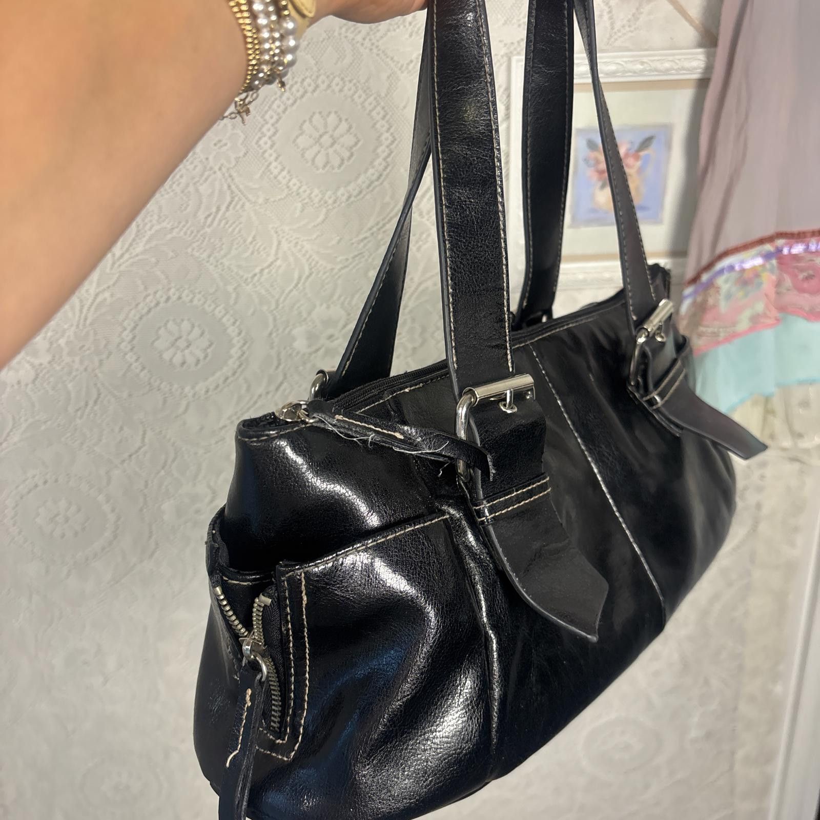 Other vintage leather staple basic shoulder bag purse Size ONE SIZE - 3 Thumbnail