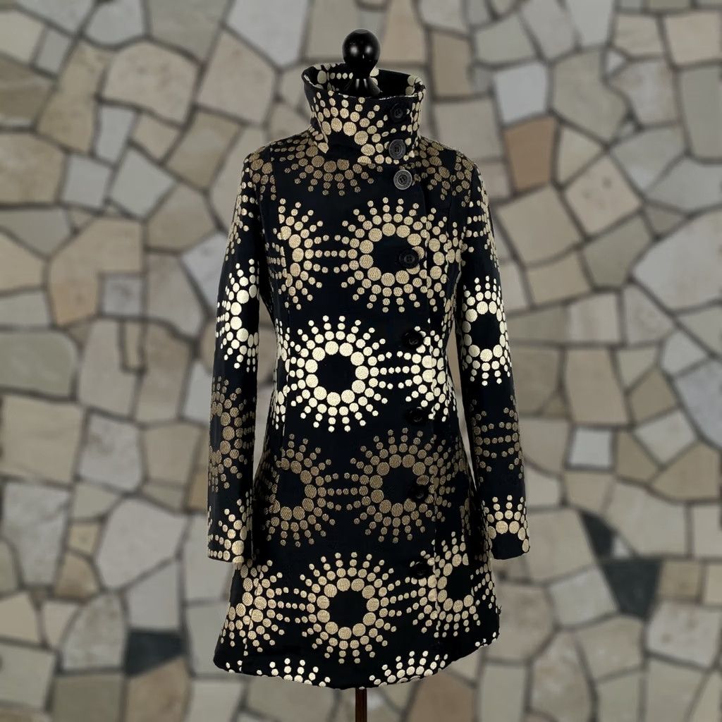 Desigual Desigual Coat Womens Size 40 Multicoloured Overcoat Button Casual 40 Womens Coat Desigual Size S / US 4 / IT 40 - 1 Thumbnail