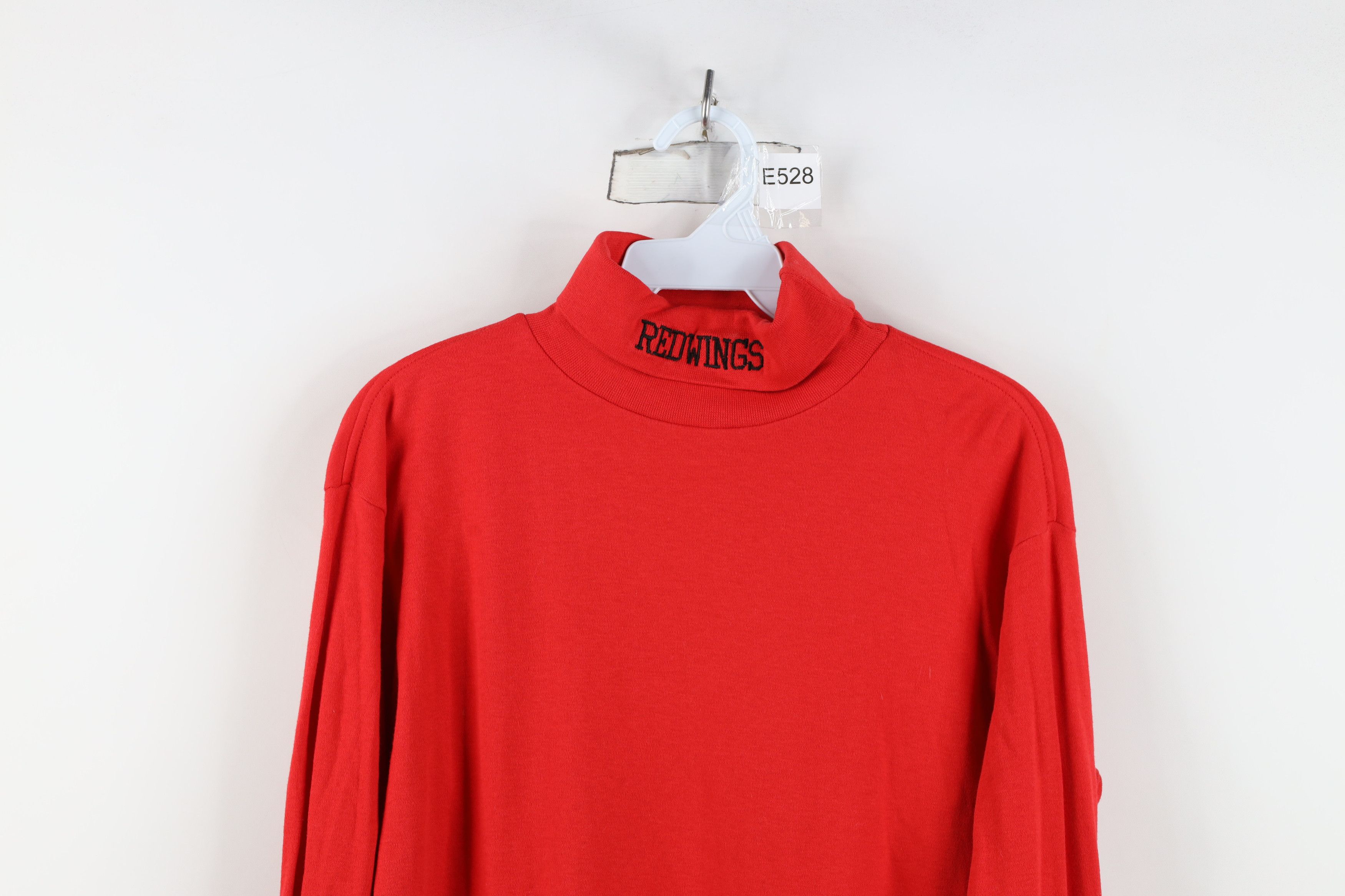 Vintage Vintage 90s Detroit Red Wings Hockey Turtleneck T-Shirt USA Size US S / EU 44-46 / 1 - 2 Thumbnail