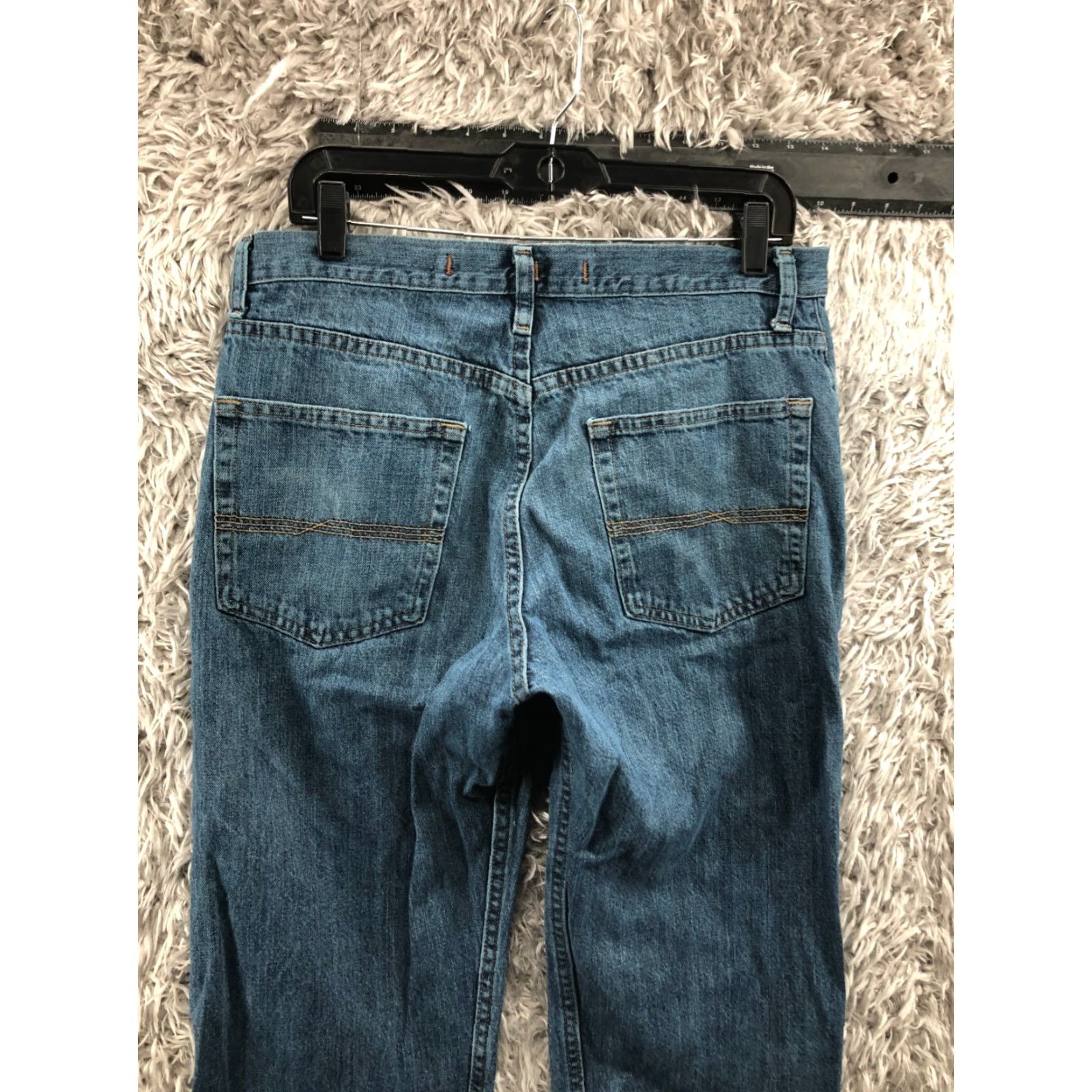 Vintage Bailey's Point Bailey's Point Jeans Style Straight 33x32 Mens Blue Denim 5-Pocket Regular Mid Rise Comfort Belt Loops Logo Size US 33 - 6 Thumbnail