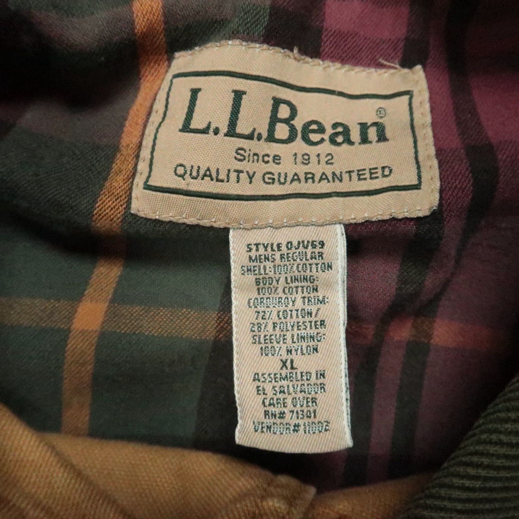 Vintage VINTAGE L.L. Bean Jacket Mens XL Brown Corduroy Lined Chore Barn VTG XL (Overcoat) Size US XL / EU 56 / 4 - 3 Thumbnail
