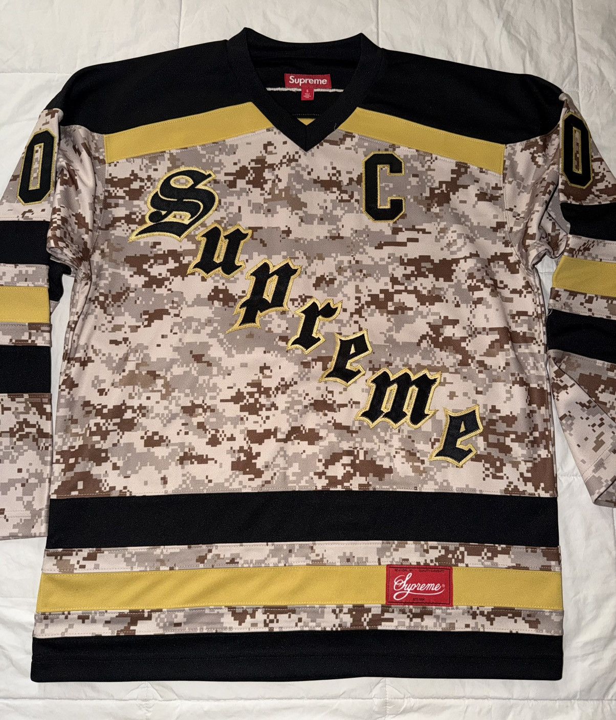 Supreme Supreme Fire & Ice Hockey Jersey – Digital Camo (Size Small) Size US S / EU 44-46 / 1 - 1 Thumbnail
