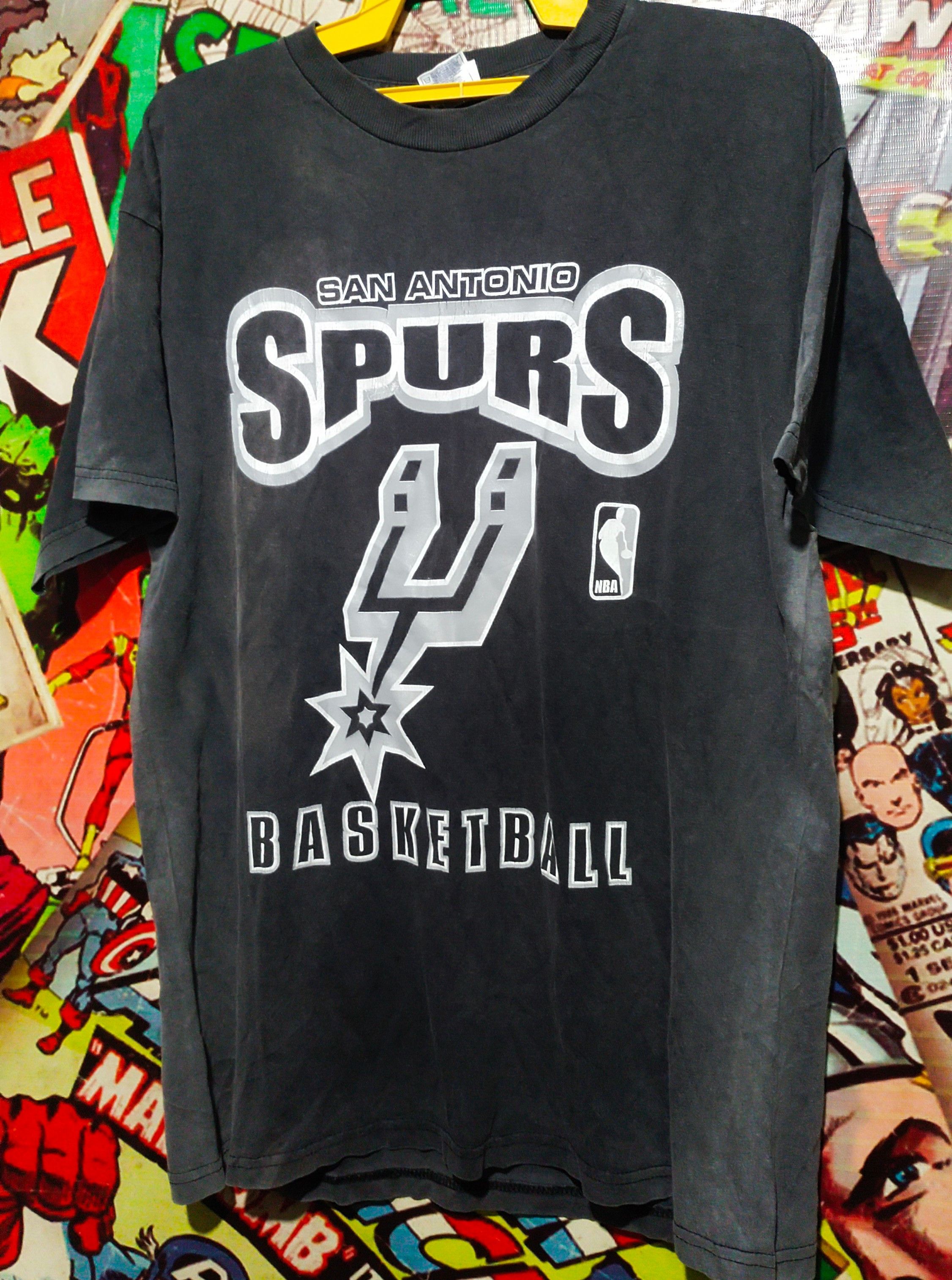 Vintage Vtg Tnd San Antonio Basketball Jersey Tshirts Size US L / EU 52-54 / 3 - 8 Thumbnail