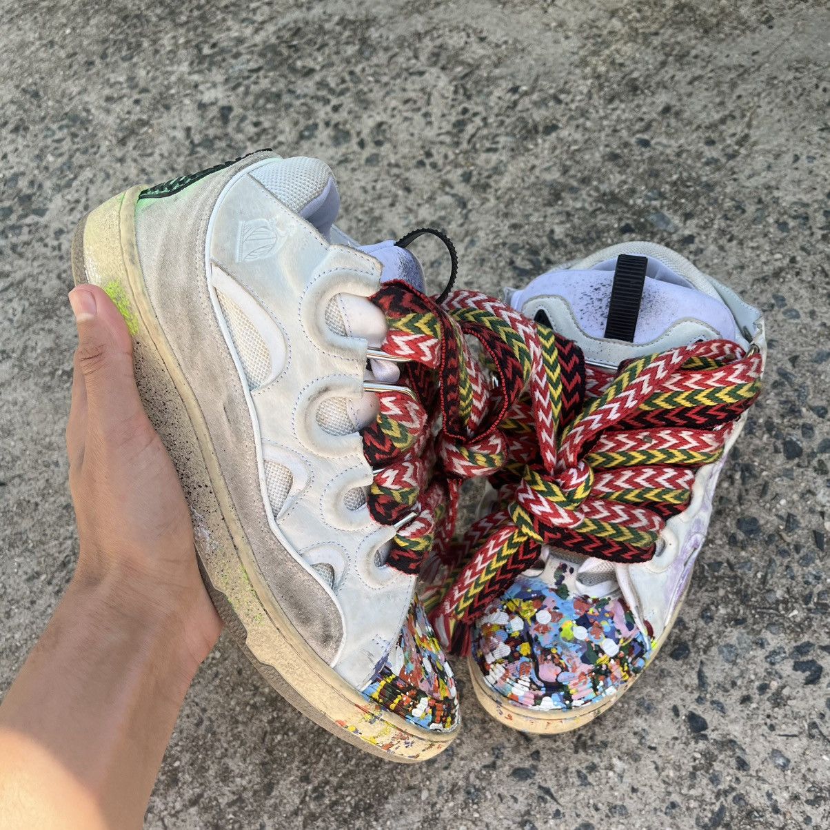 Gallery Dept. × Lanvin Lanvin Gallery Dept. Paint Splatter Curb Sneakers Size US 8.5 / EU 41-42 - 2 Thumbnail