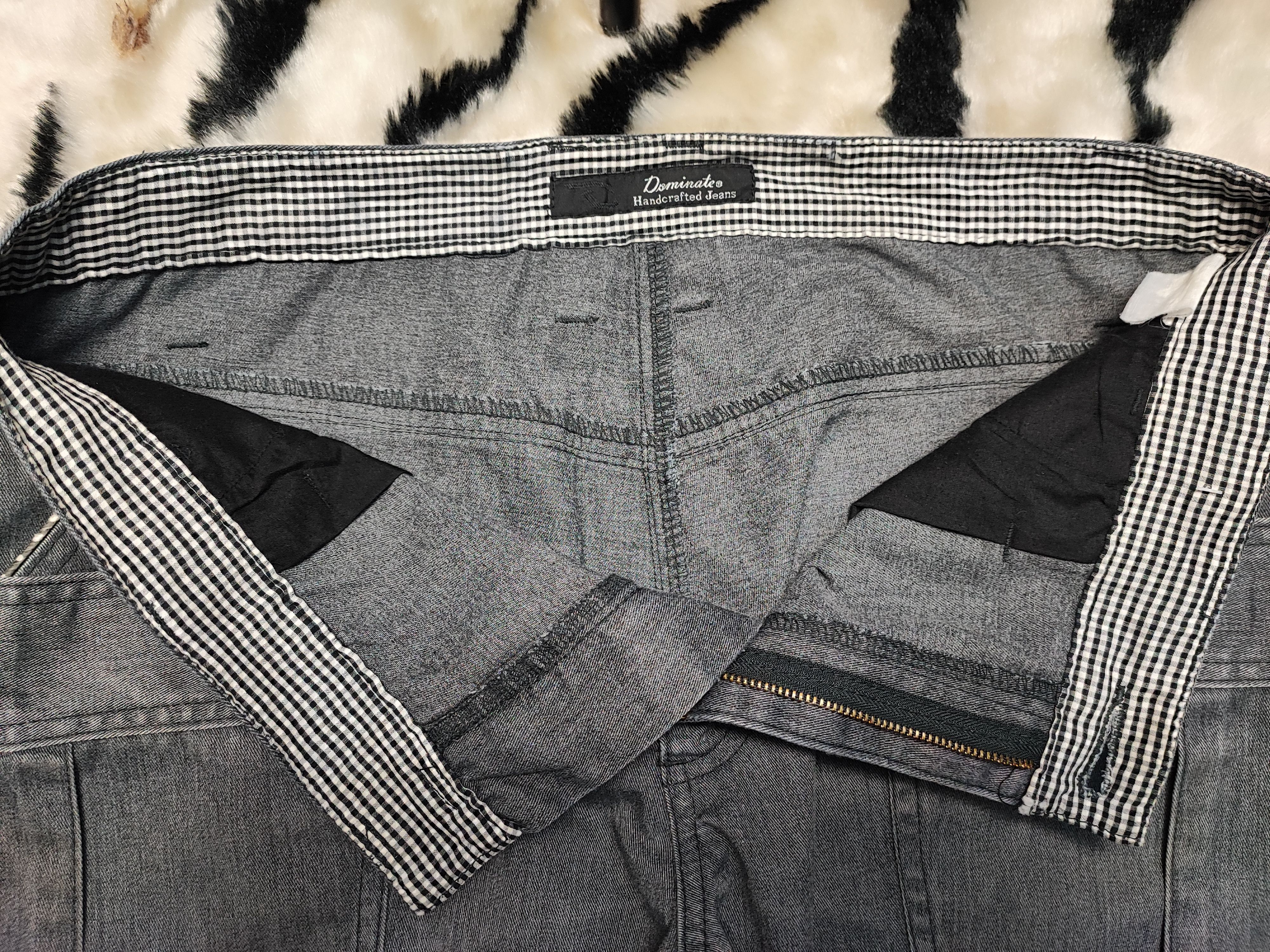 If Six Was Nine DOMINATE HANDCRAFTED BIKER JEANS STYLE Size US 35 - 10 Thumbnail