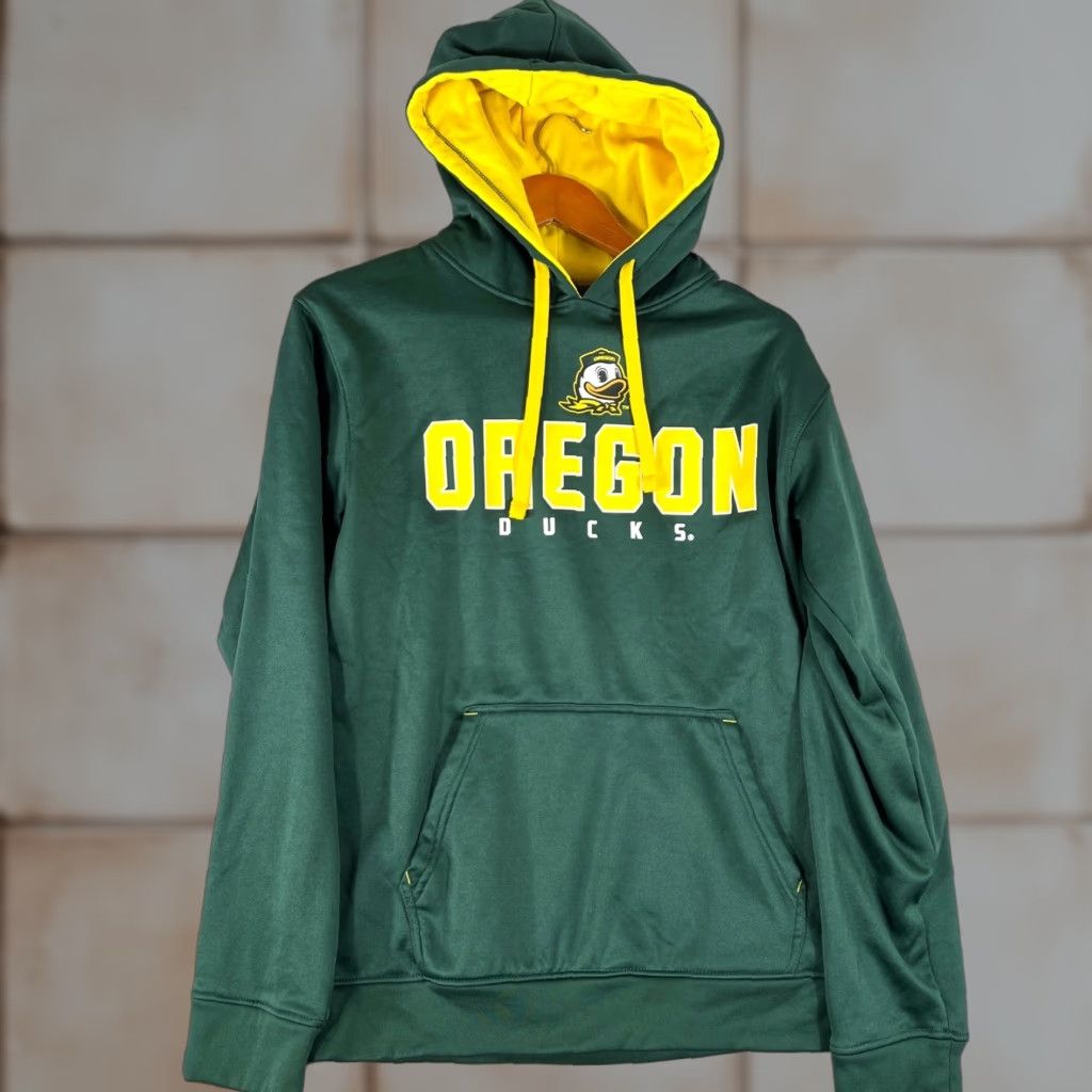 Champion Oregon Ducks Champion Hoodie Mens Small Green Pullover Sweatshirt NCAA Size US S / EU 44-46 / 1 - 1 Thumbnail