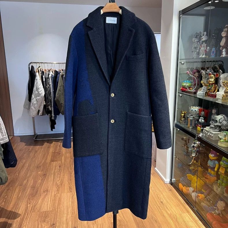 Song For The Mute Song For The Mute Multicolor Wool Coat Jacket Size US S / EU 44-46 / 1 - 1 Thumbnail
