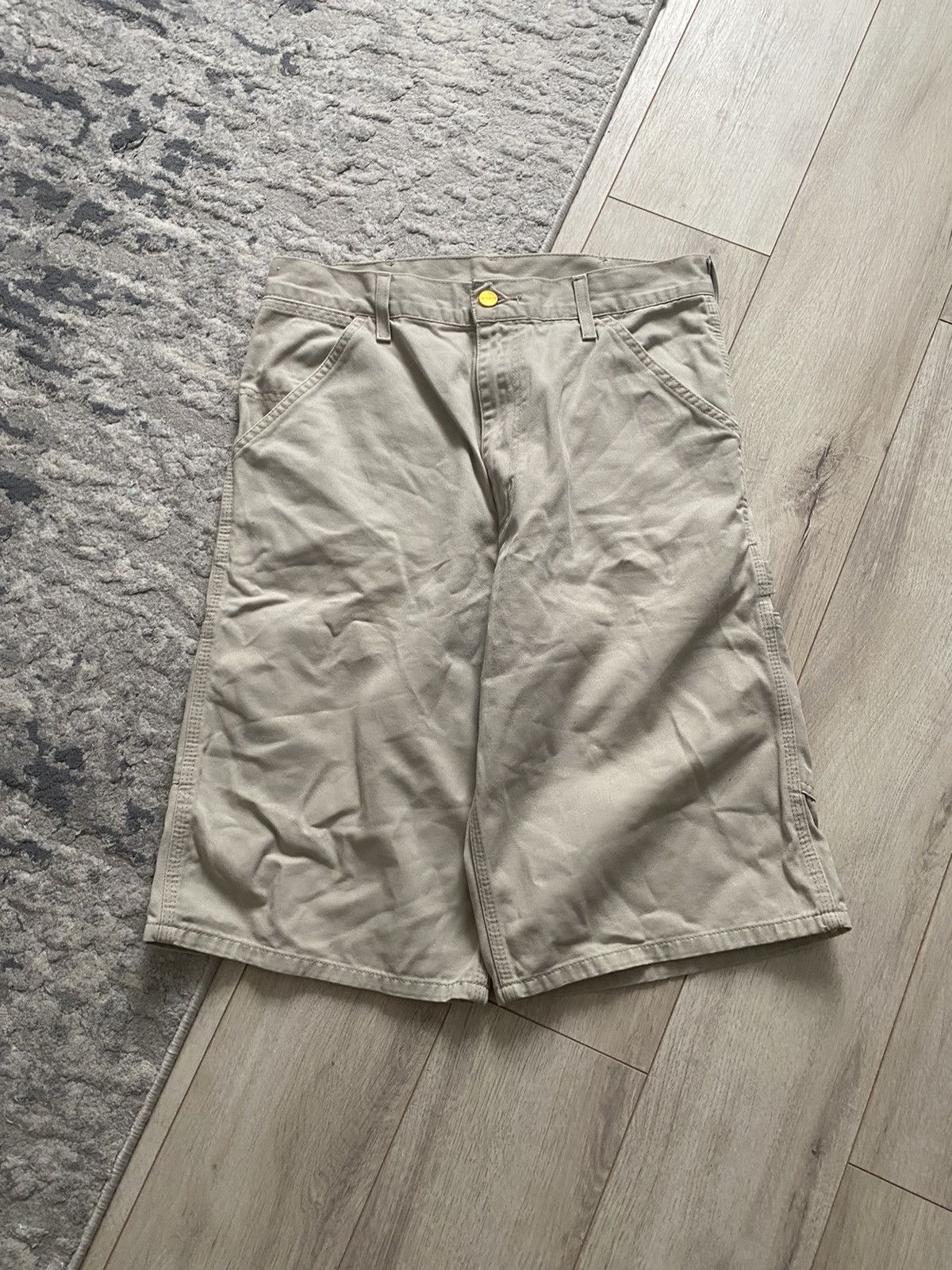 Carhartt Vintage Carhartt Work Shorts ⚙️ Baggy Size US 32 / EU 48 - 6 Thumbnail