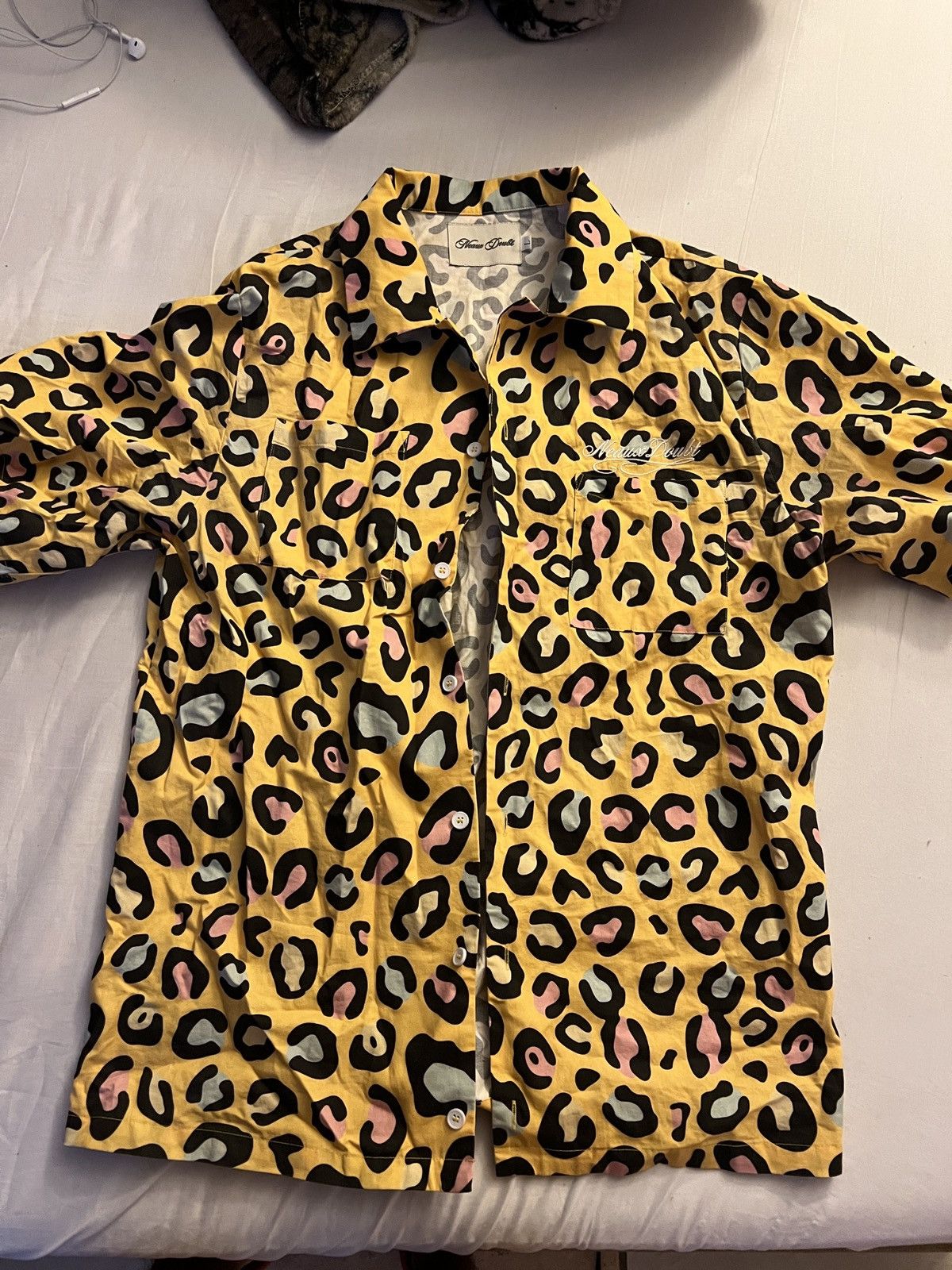 Japanese Brand × Vintage Neaux Doubt Leoard Shirt Size US L / EU 52-54 / 3 - 1 Thumbnail