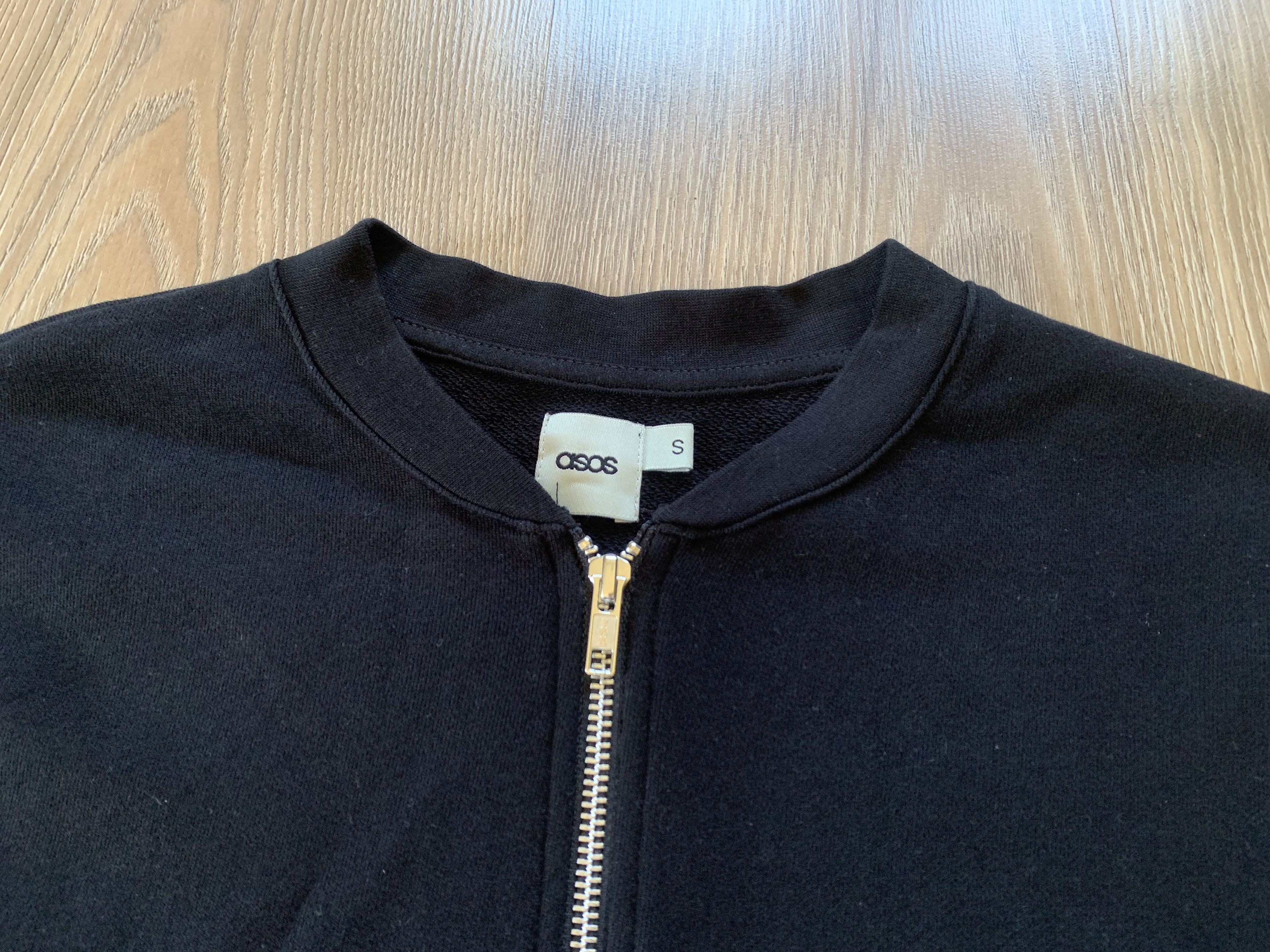Asos ASOS Black Zip Olympic Jacket Size US S / EU 44-46 / 1 - 5 Thumbnail