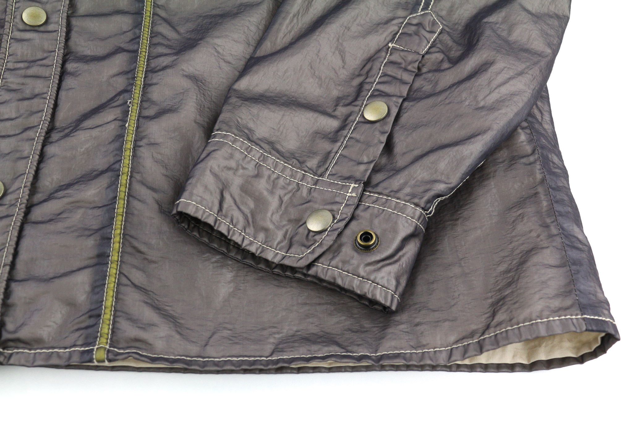 Diesel S-U24 XL Snap Buttons Shiny Polo Neck Jacket 81736 Size US XL / EU 56 / 4 - 6 Thumbnail