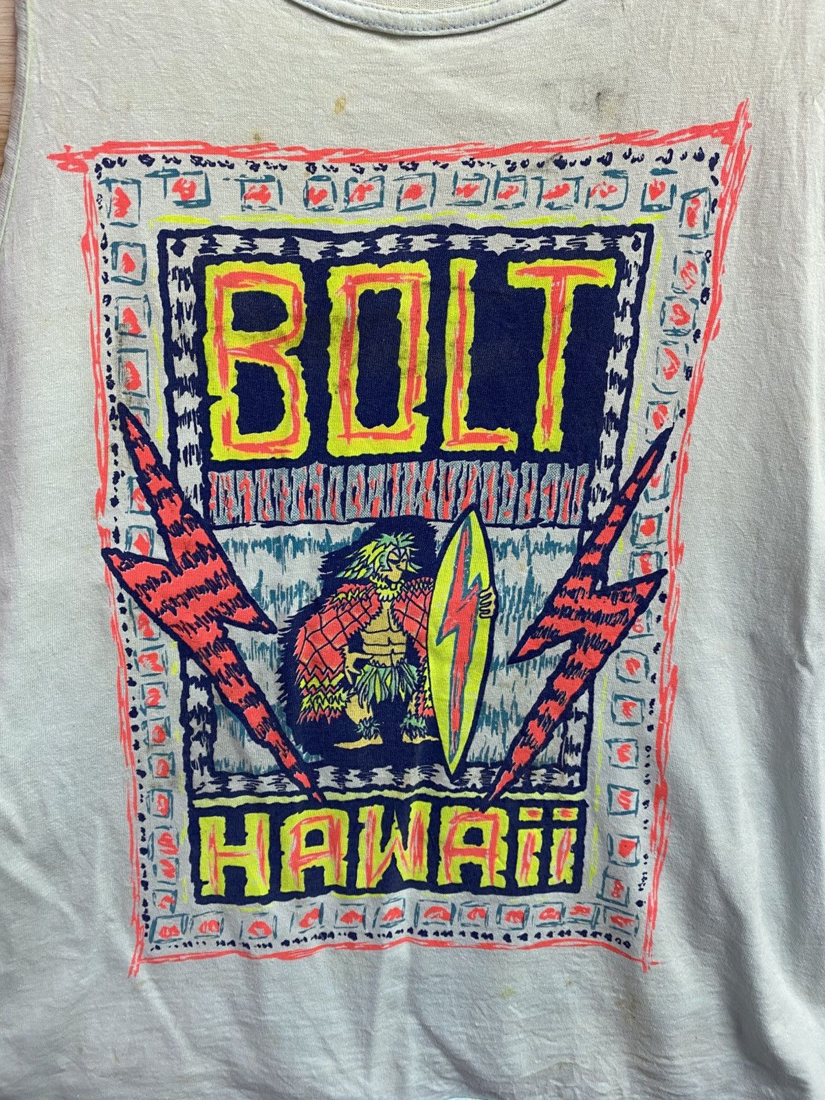 Lightning Bolt vintage Lightning Bolt Hawaii graphic tank top. Size US XL / EU 56 / 4 - 2 Thumbnail