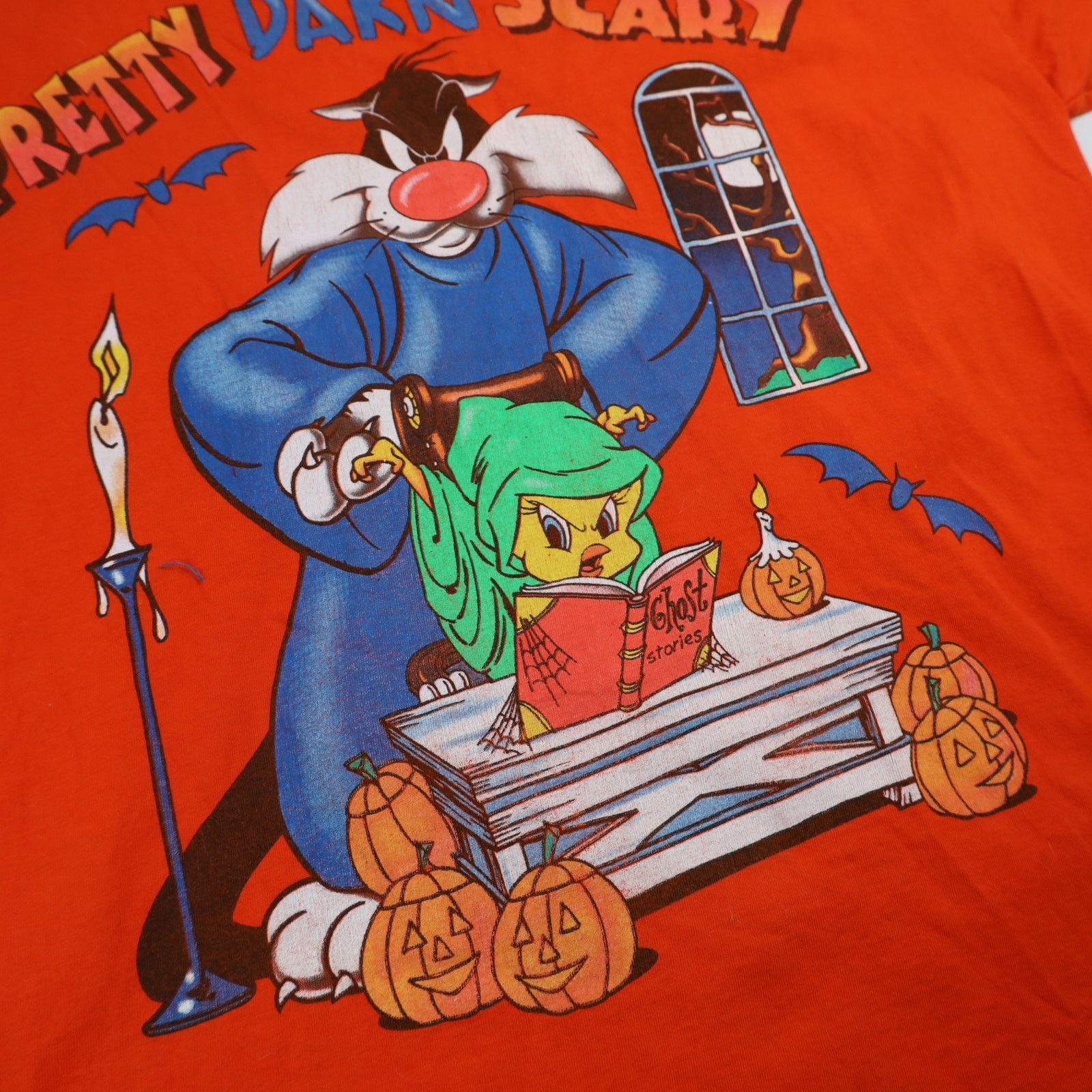 Vintage × Warner Bros Vintage Looney Tunes Halloween Graphic T Shirt Size US XL / EU 56 / 4 - 5 Thumbnail