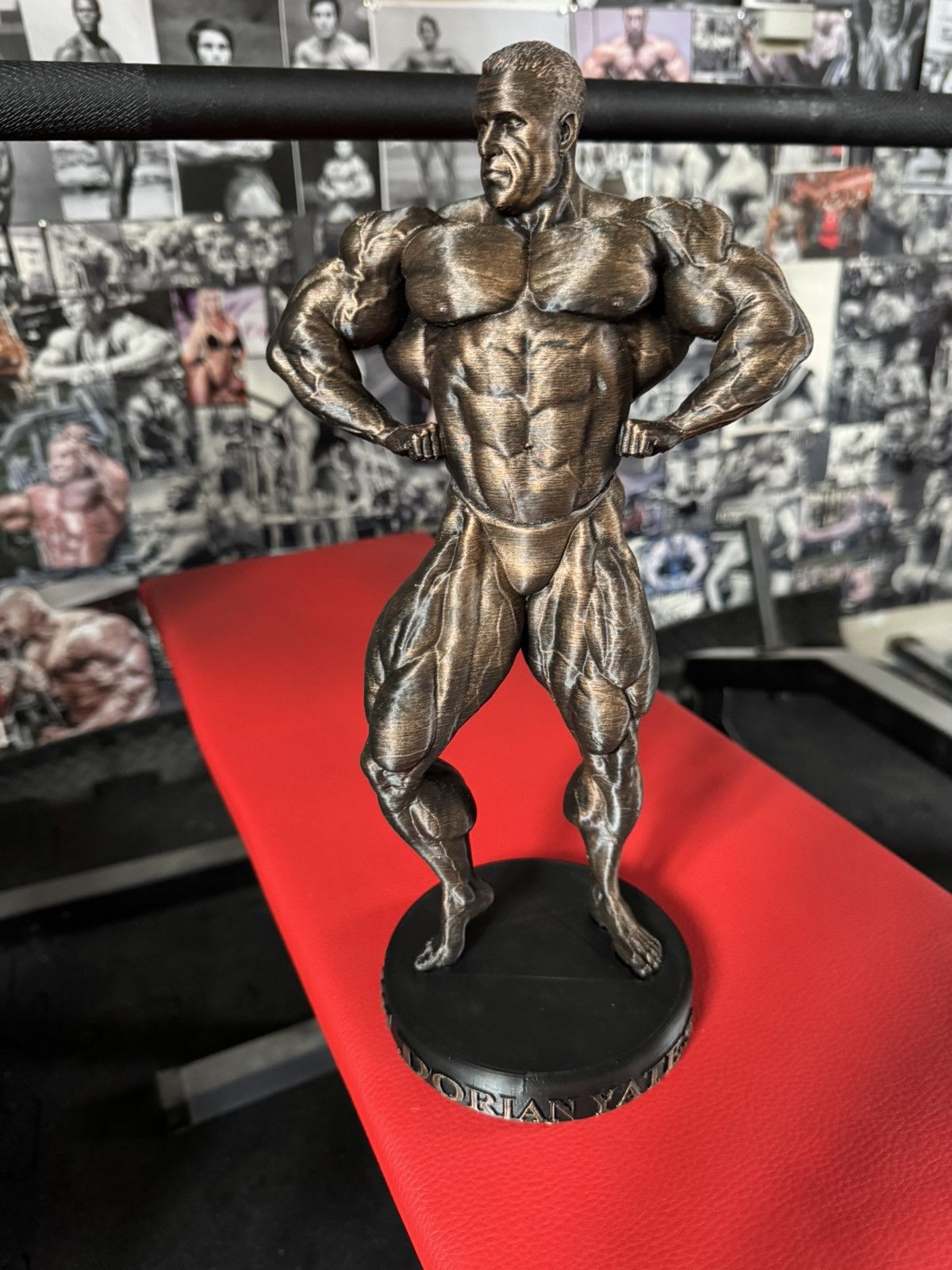 Other Gym statue Dorian Yates Mr Olympia Bodybuilding 34cm Size ONE SIZE - 15 Thumbnail