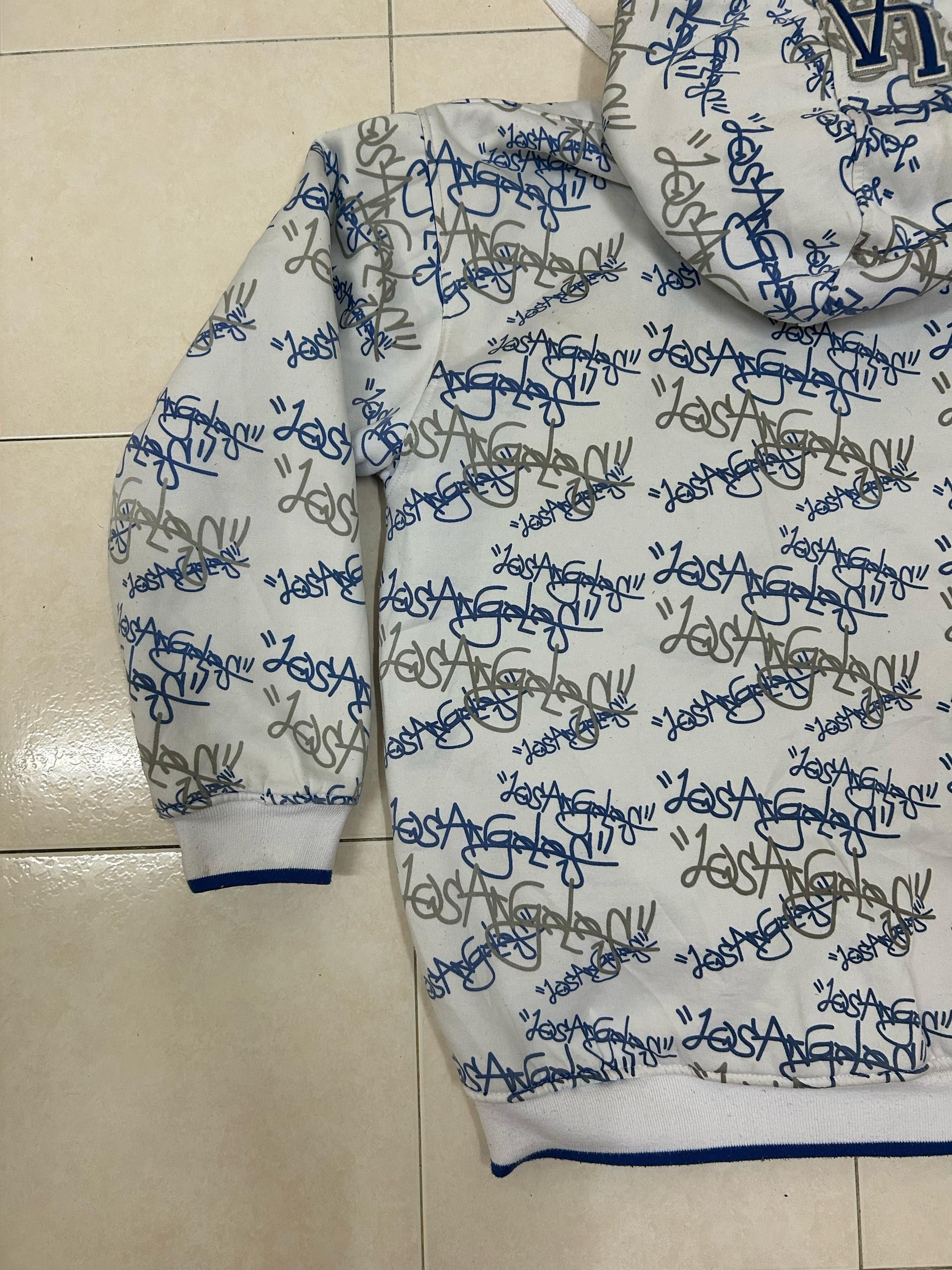 MLB Crazy Rare Vintage Fullprint MLB Los Angeles Hoodie Size US XL / EU 56 / 4 - 19 Thumbnail