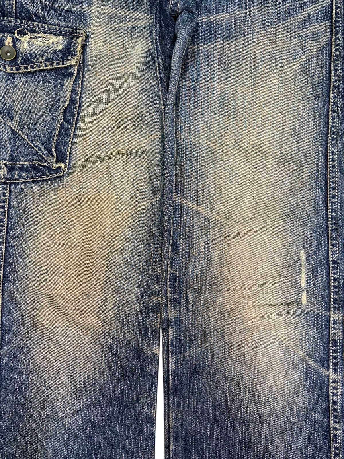 Johnbull Vintage Japanese Johnbull Distressed Cargo Jeans Size 28" / US 6 / IT 42 - 3 Thumbnail