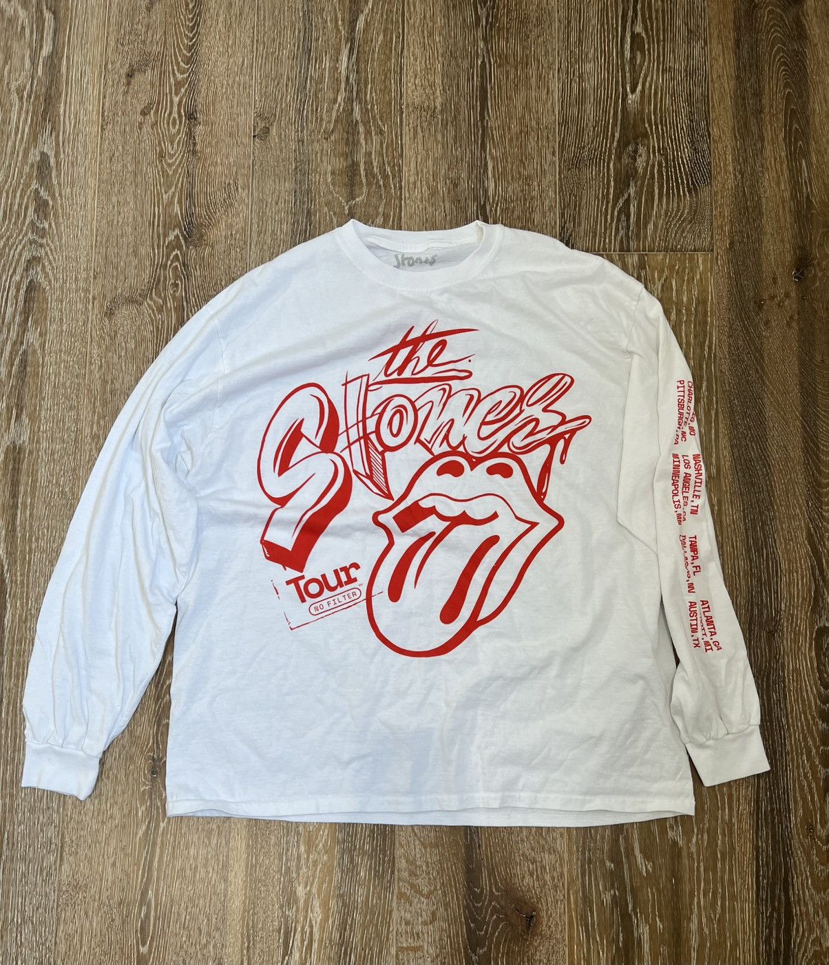 Band Tees × The Rolling Stones 2021 the rolling stones no filter longsleeve Size US XL / EU 56 / 4 - 1 Thumbnail