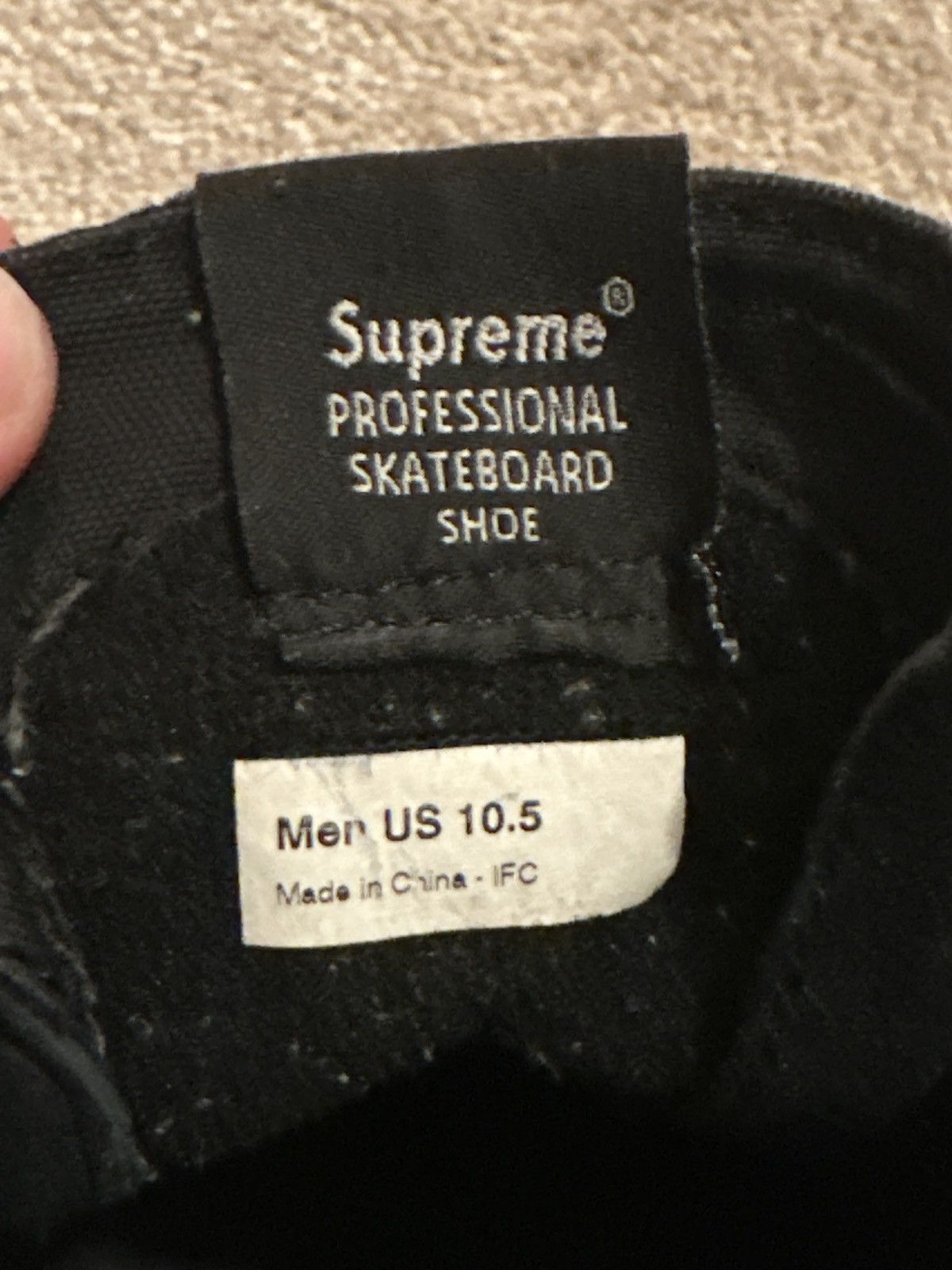 Supreme × Vans Vans x Supreme x Public Enemy Sk8-Hi Black White Size US 10.5 / EU 43-44 - 7 Thumbnail