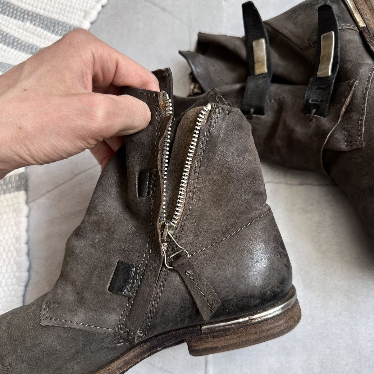 A.S.98 RARE AS 98 Airstep Vintage Ankle Straps Boots Guidi Vibe Size US 6 / IT 36 - 13 Thumbnail