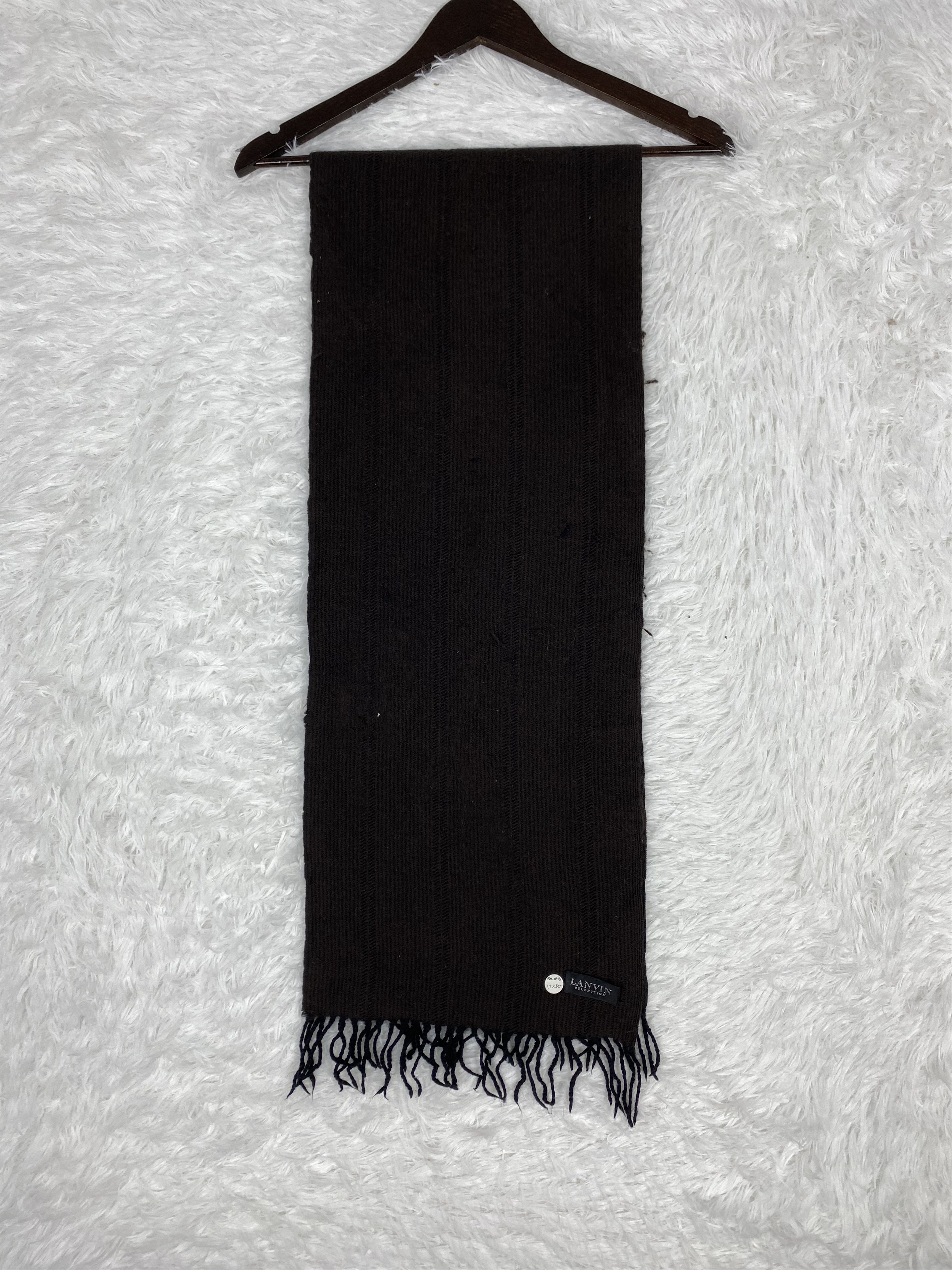 Lanvin Vintage Lanvin Scarf / Muffler Neckwear PM0103 Size ONE SIZE - 5 Thumbnail