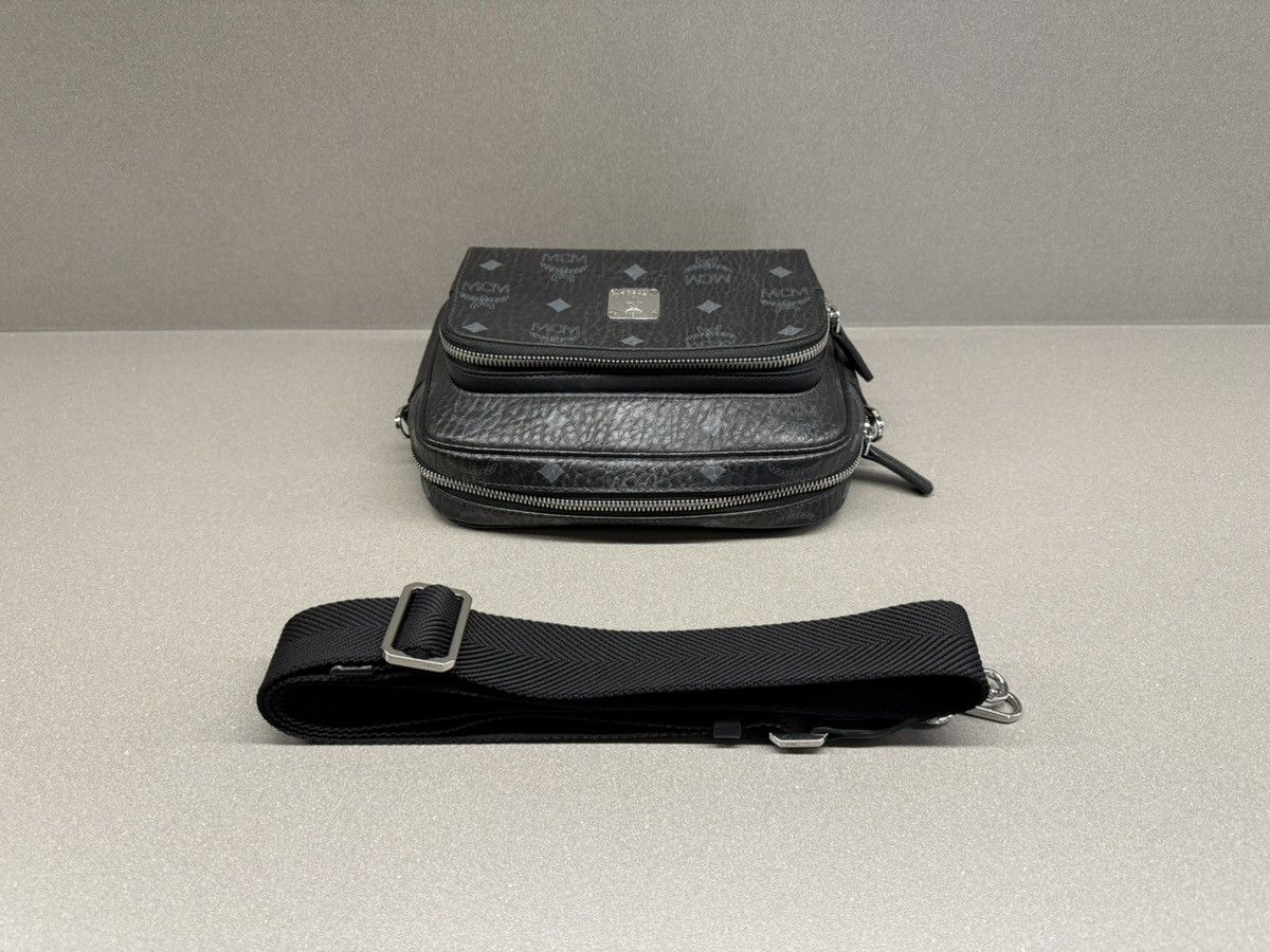 MCM MCM Visetos klassik Crossbody Black Size ONE SIZE - 4 Thumbnail