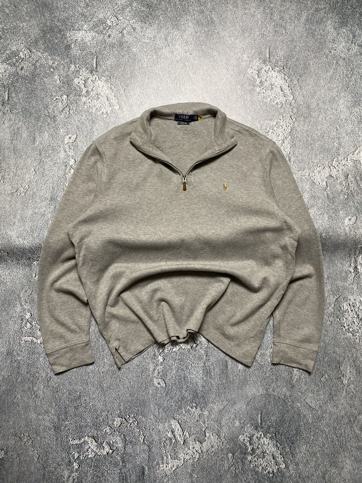 Polo Ralph Lauren × Vintage Vintage Polo Ralph Lauren 1/3 zip box fit y2k sweater Size US L / EU 52-54 / 3 - 2 Thumbnail