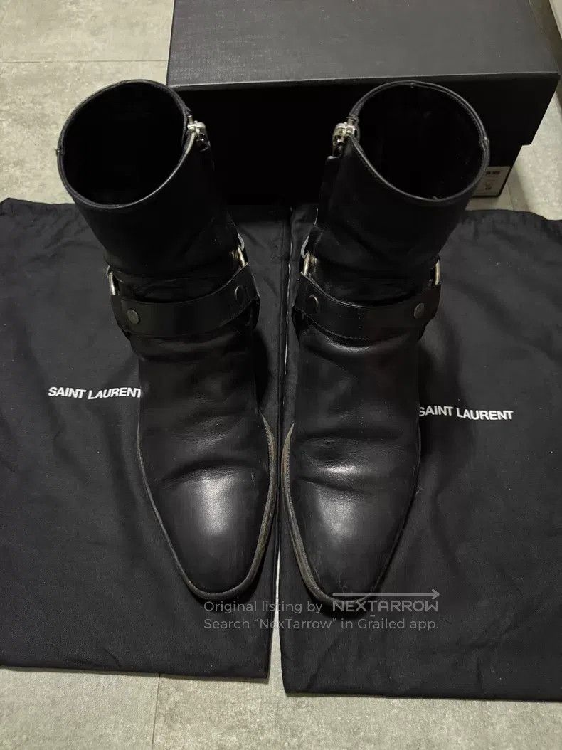Saint Laurent Paris Saint Laurent Paris Chelsea boots with side buckle i Size US 8 / EU 41 - 1 Thumbnail