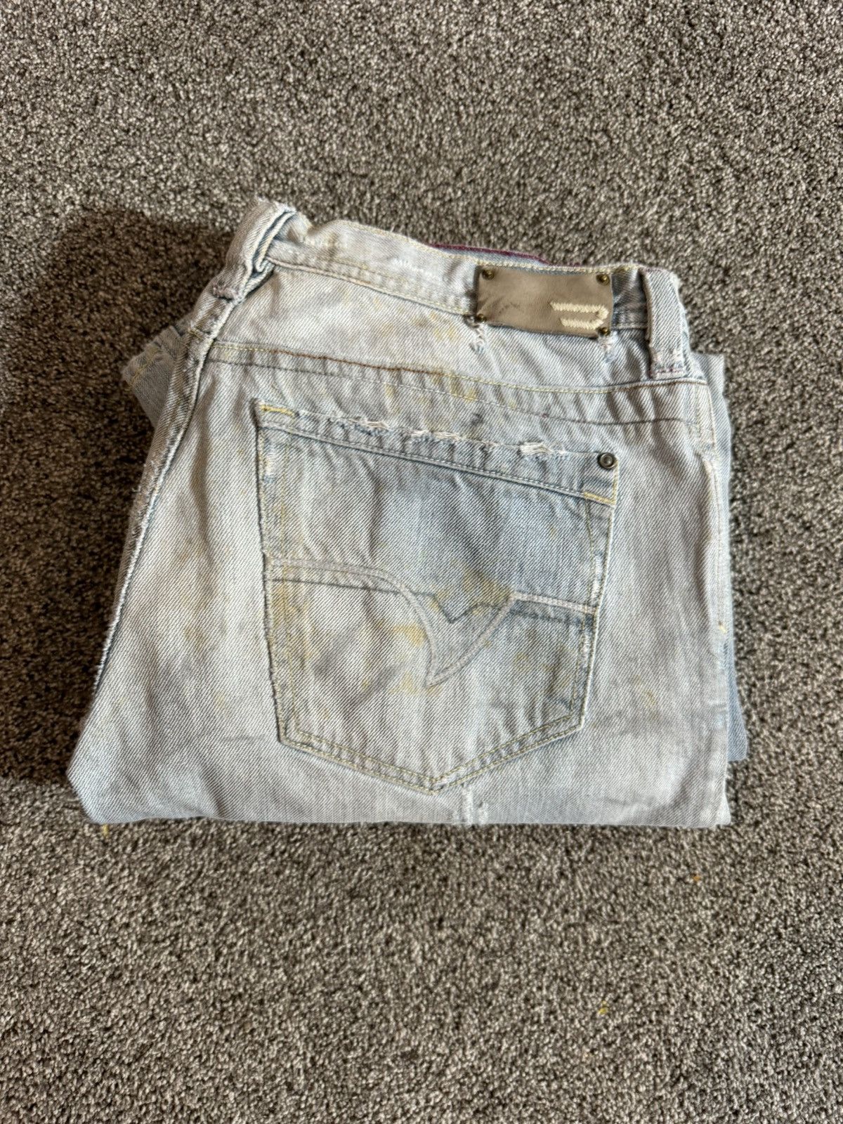 Diesel × Japanese Brand × Vintage 🦄 DIESEL WIDE FLAIR DISTRESSED AMAZING 🔥 Size US 36 / EU 52 - 18 Thumbnail