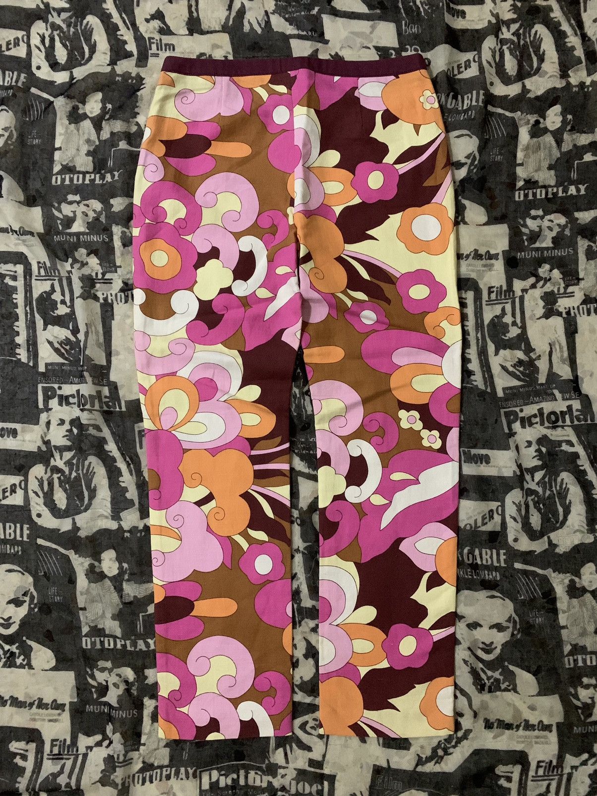 Dolce & Gabbana 💥Dolce Gabbana Italy Tailored Multicolor Floral Pant Size 28" / US 6 / IT 42 - 3 Thumbnail