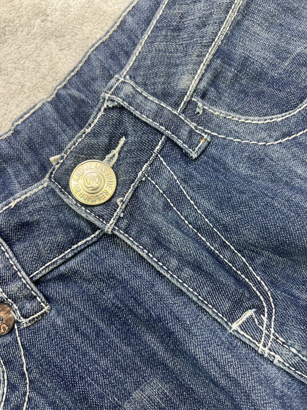 True Religion True Religion Joey Bootcut Jeans Women’s Size 27 Y2K Blue Size 27" / US 4 / IT 40 - 4 Thumbnail