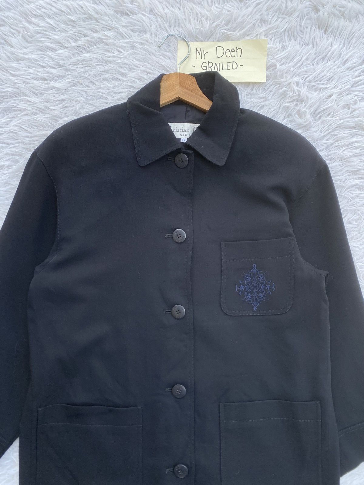Christian Dior Monsieur Rare Vintage Christian Dior 3/4 Sleeve Blazer/ Jacket Size 36S - 6 Thumbnail
