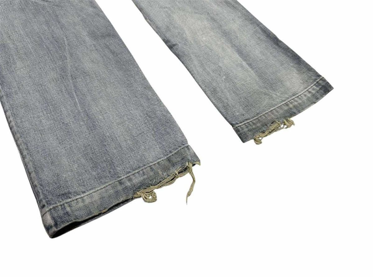 Marithe + Francois Girbaud 🔥Y2K Marithe Francois Girbaud Baggy Flared Denim Distressed Size US 32 / EU 48 - 12 Thumbnail