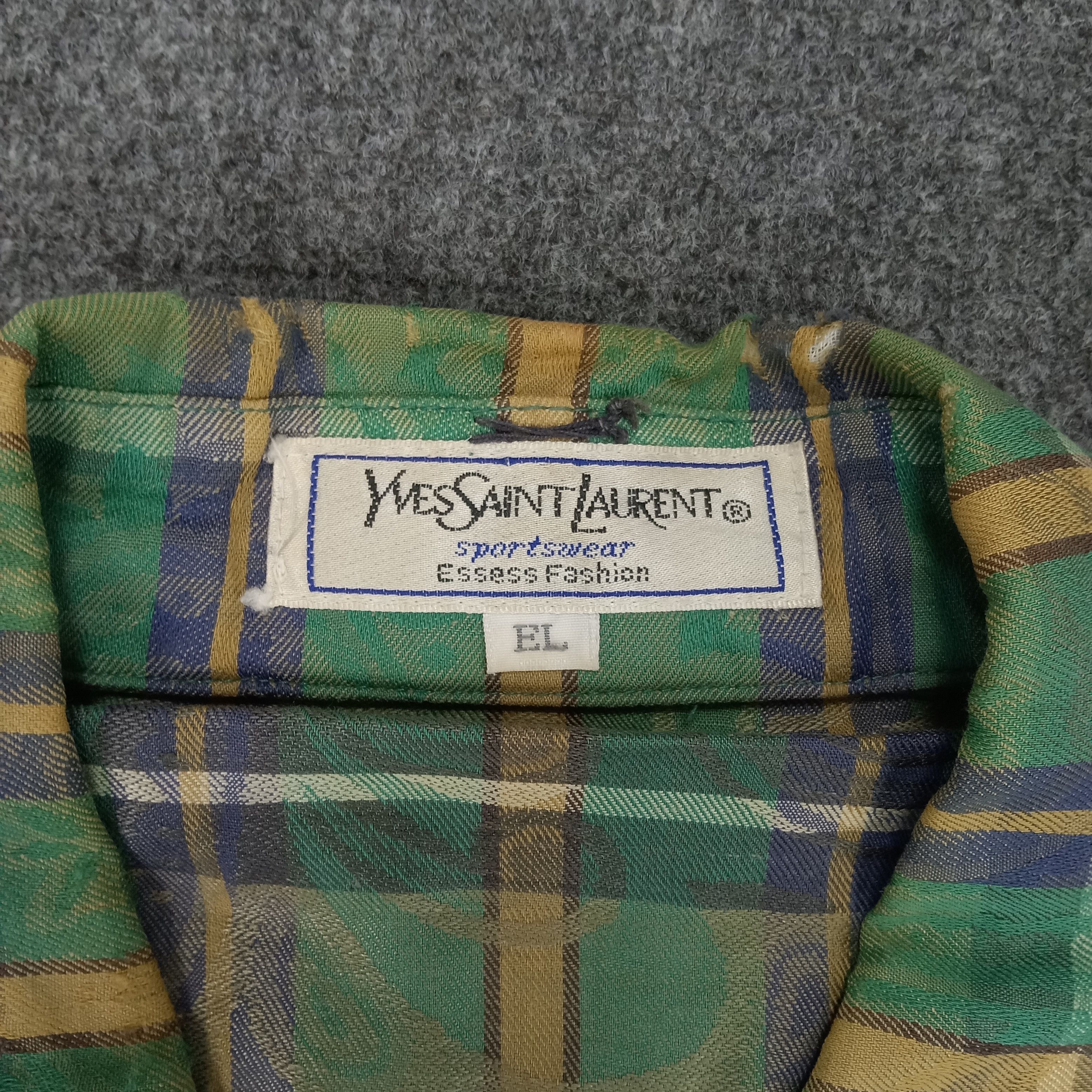 Vintage × Yves Saint Laurent Yves Saint Laurent Luxury Brand Jacket Size US XL / EU 56 / 4 - 3 Thumbnail