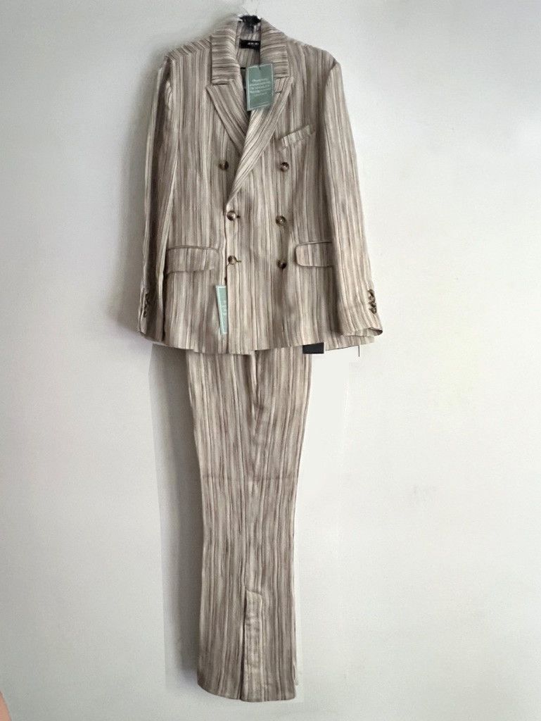 Amiri Stripped Suite or Single Size 44R - 7 Thumbnail