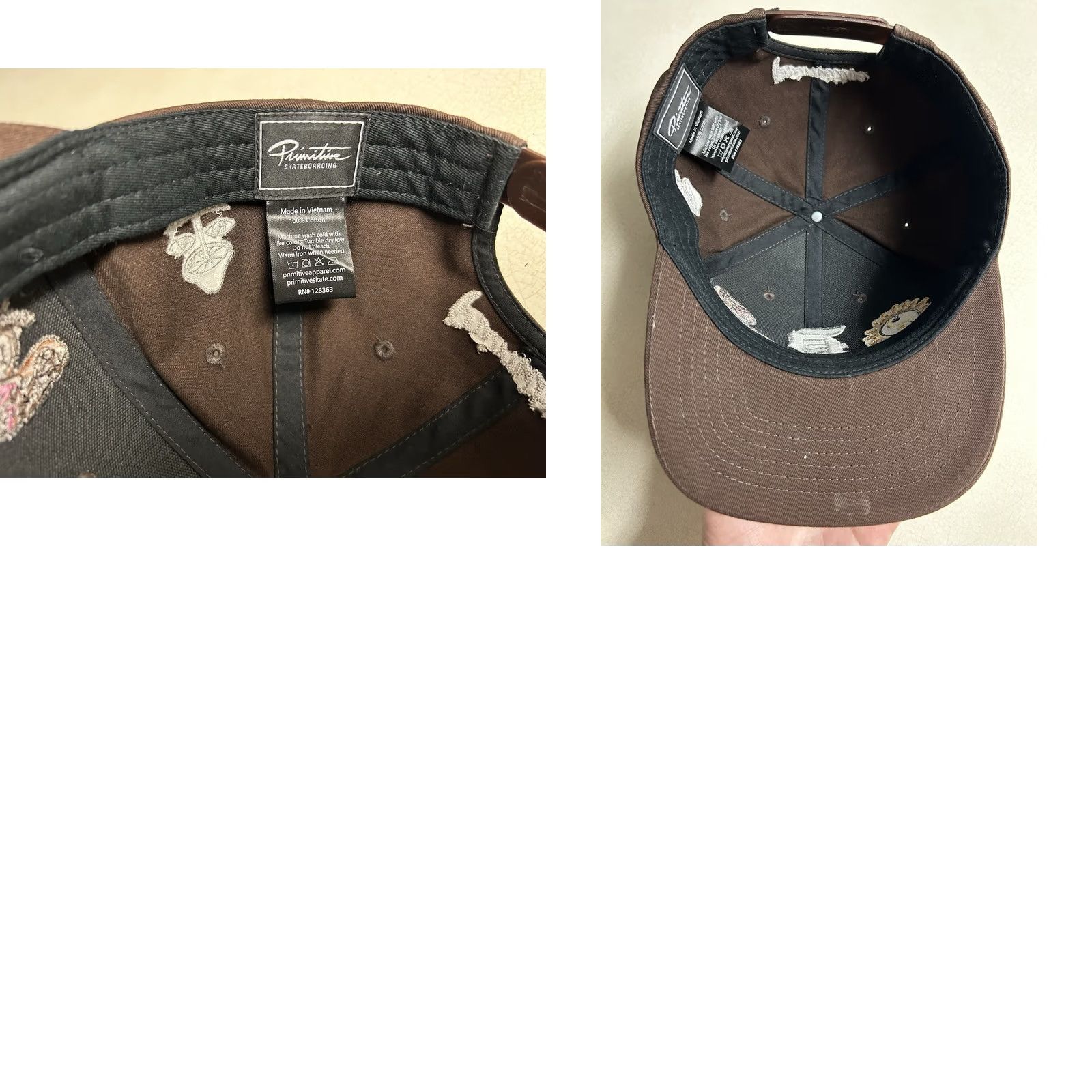 Primitive VINTAGE Primitive Badlands Snapback Cap Baseball Embroidered Logo Peace Of Mind Hat Cap Size ONE SIZE - 8 Thumbnail