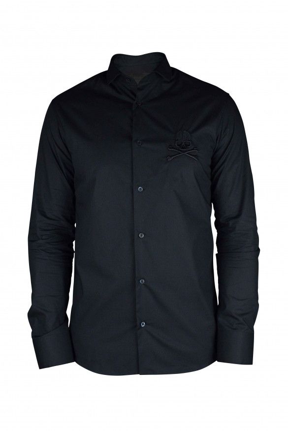 Philipp Plein Diamond Cut LS Skull Shirt Size US XS / EU 42 / 0 - 1 Thumbnail