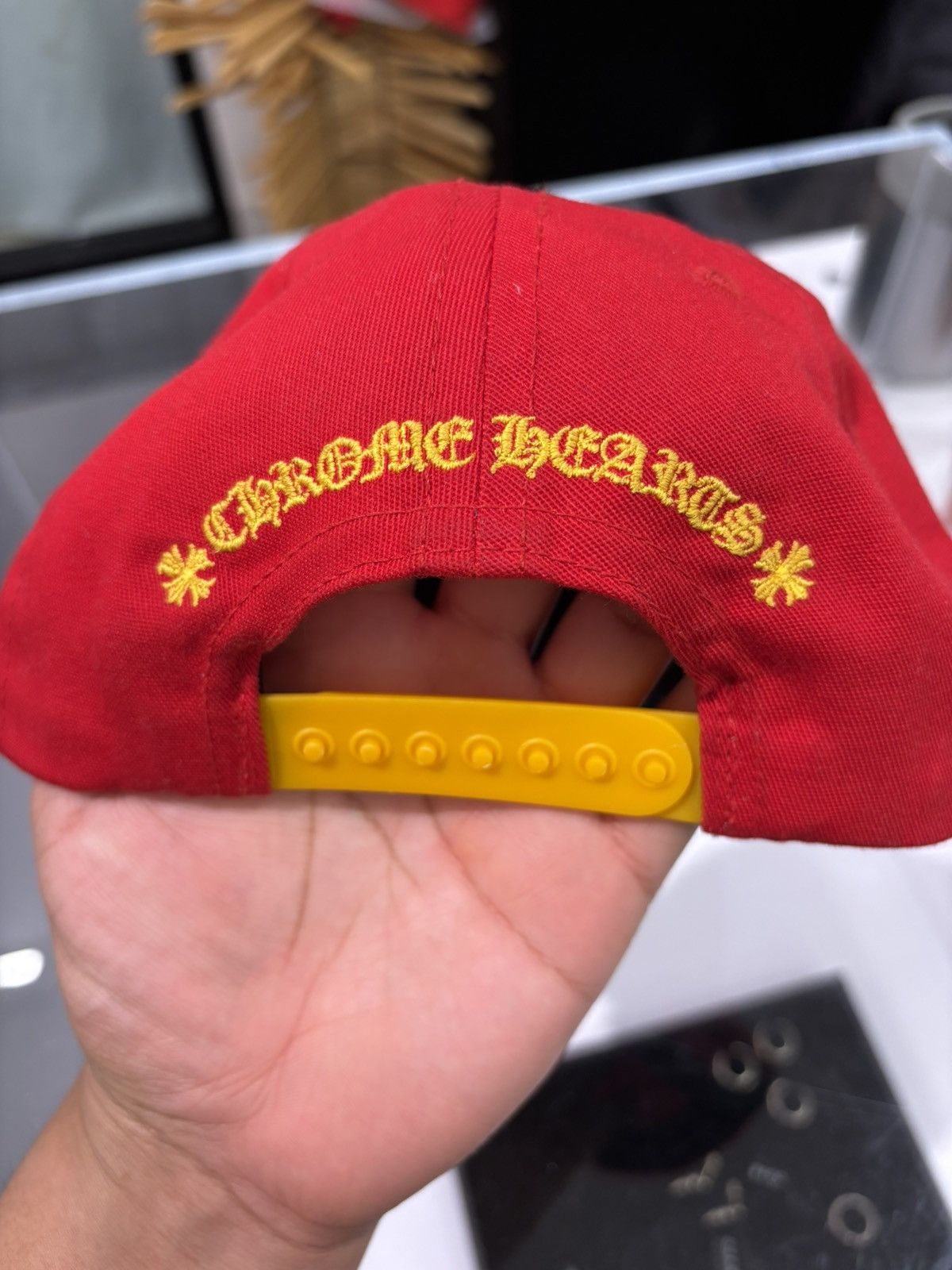 Chrome Hearts Chrome Hearts Baseball Hat ‘Red’ Size ONE SIZE - 3 Thumbnail