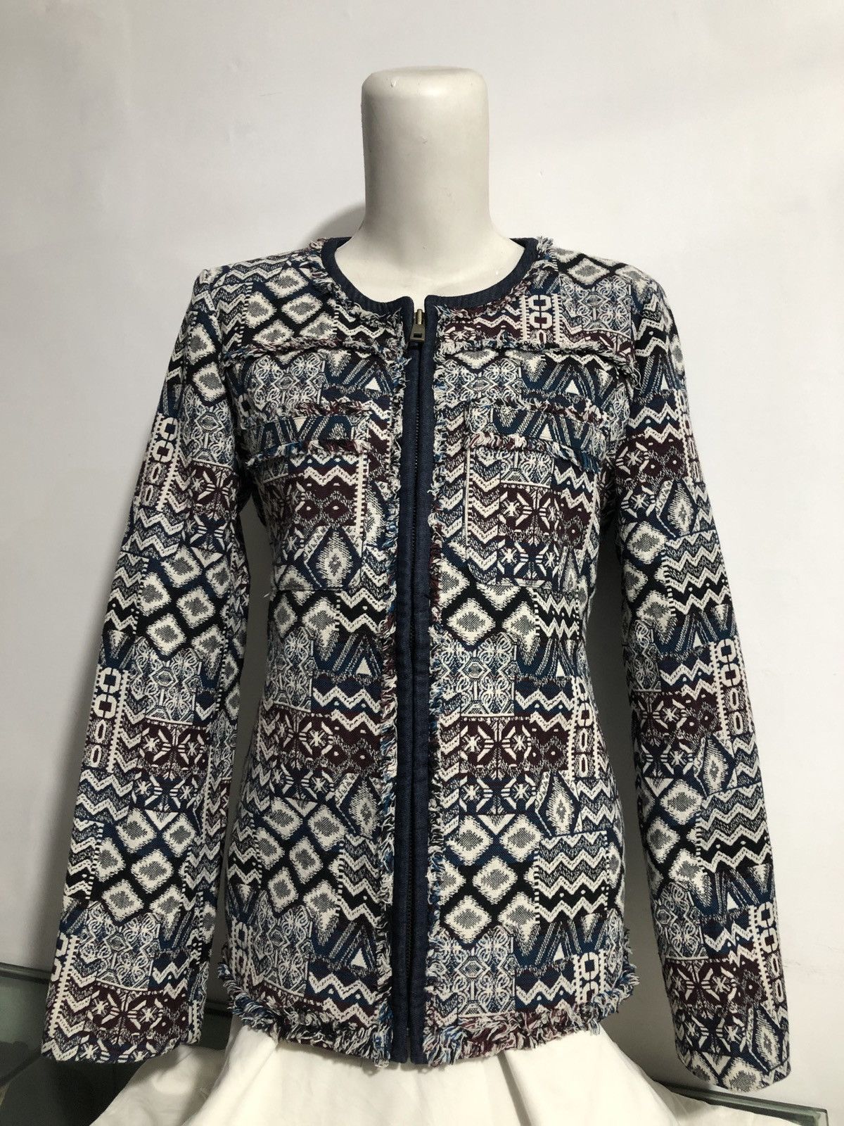 Japanese Brand Rare CLOVIS ETNIC BLAZER JACKET Size M / US 6-8 / IT 42-44 - 1 Thumbnail