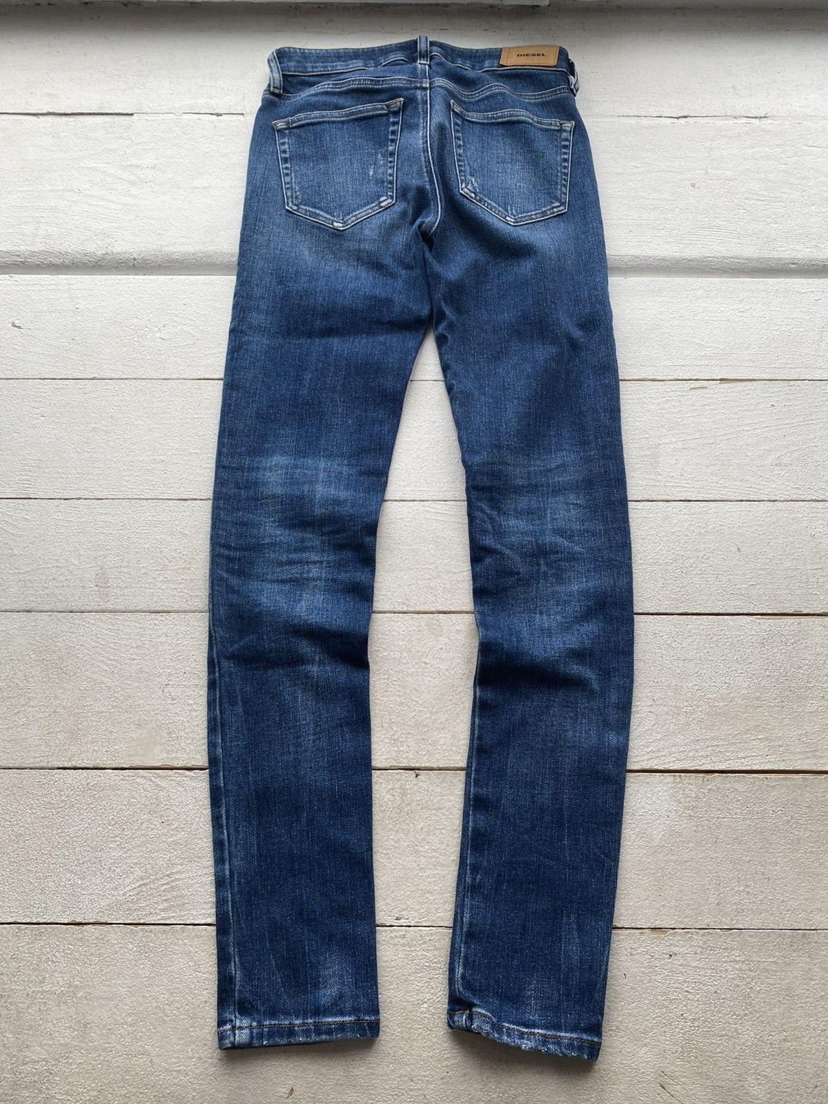 Diesel Luxury 00s Y2K Diesel Slandy Super Skinny Stretch Jeans Size 27" / US 4 / IT 40 - 6 Thumbnail