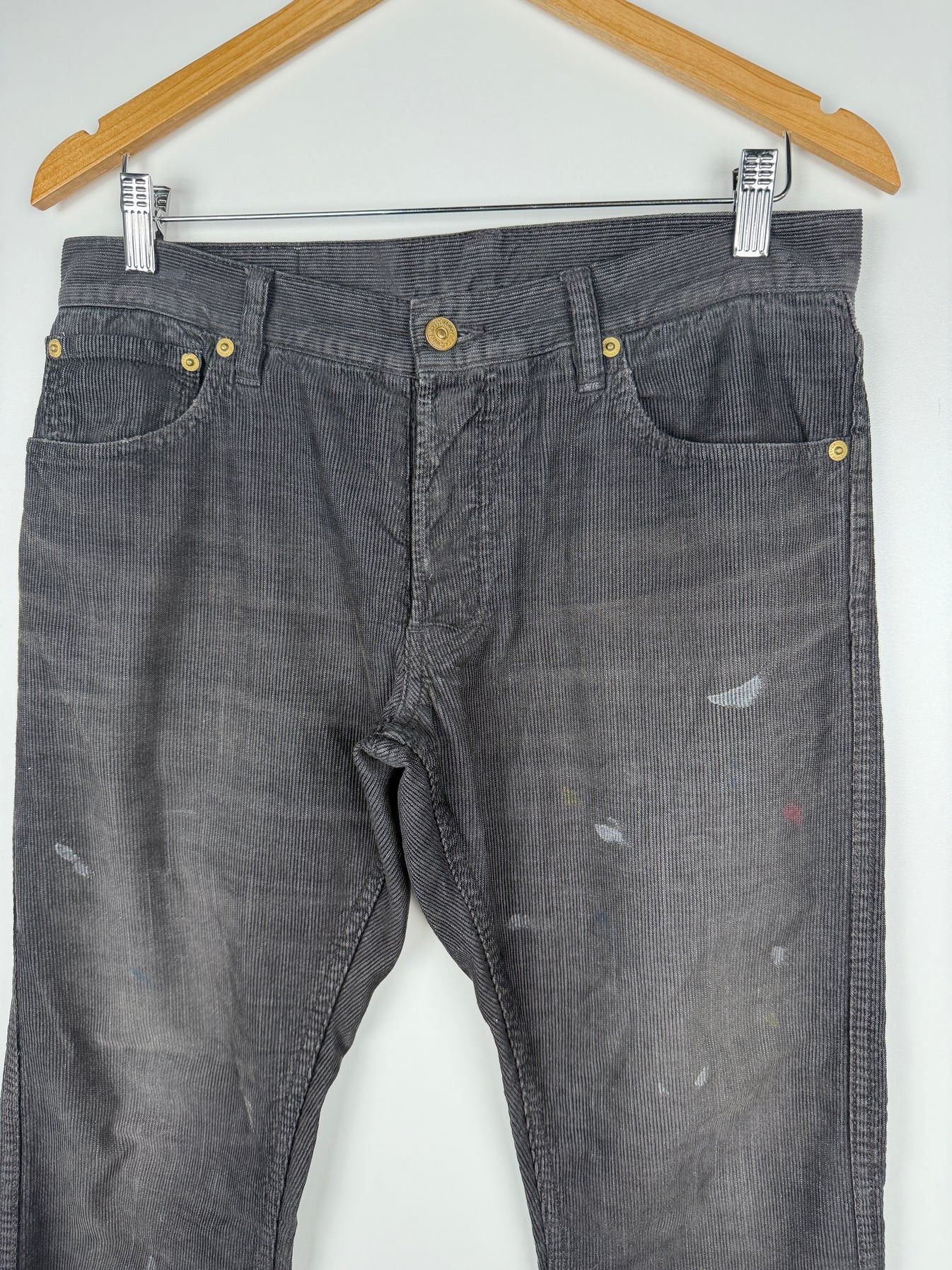 Visvim FW17 Fluxus 10 Slub (Indigo Dmgd Cords) Size US 32 / EU 48 - 3 Thumbnail