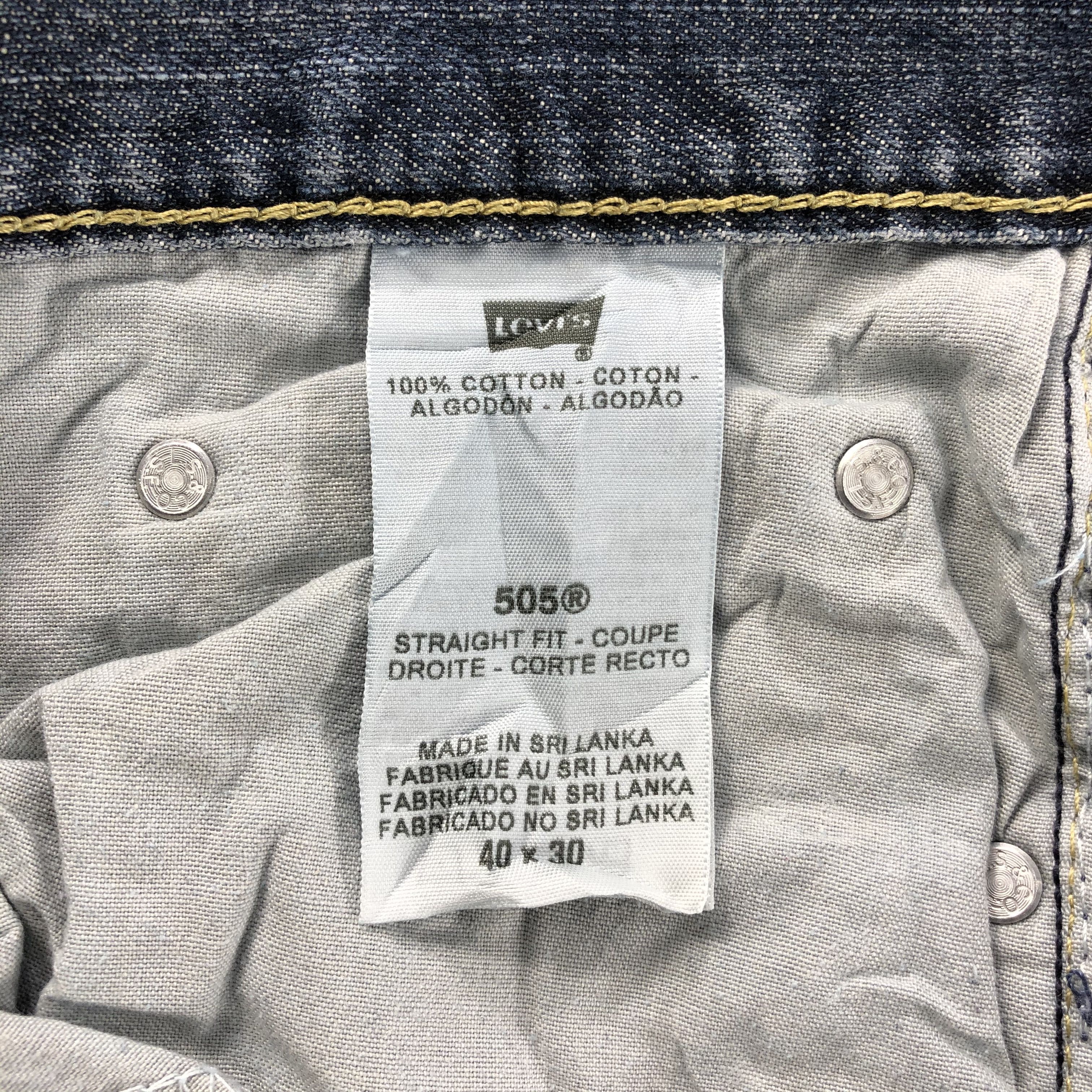Levi's Vintage Levis 505 Jeans-J1167 Size US 42 / EU 58 - 10 Thumbnail