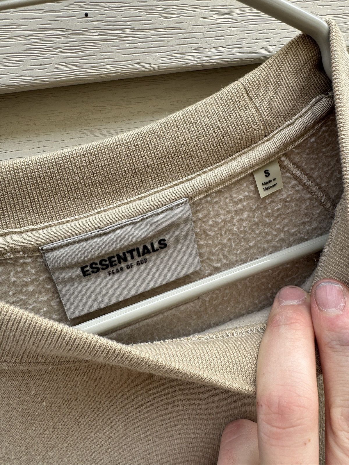 Fear of God Fear of God Essentials Core Collection Tan string Crewneck Size US S / EU 44-46 / 1 - 4 Thumbnail