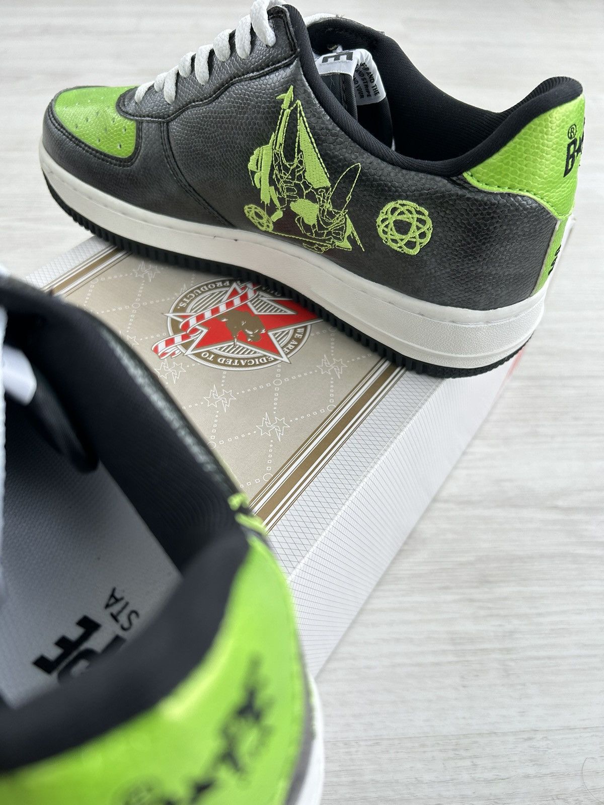 Bape × Futura VERY RARE OG 2003 A BATHING APE X UNKLE SNAKESKIN BAPESTA Size US 9 / EU 42 - 7 Thumbnail