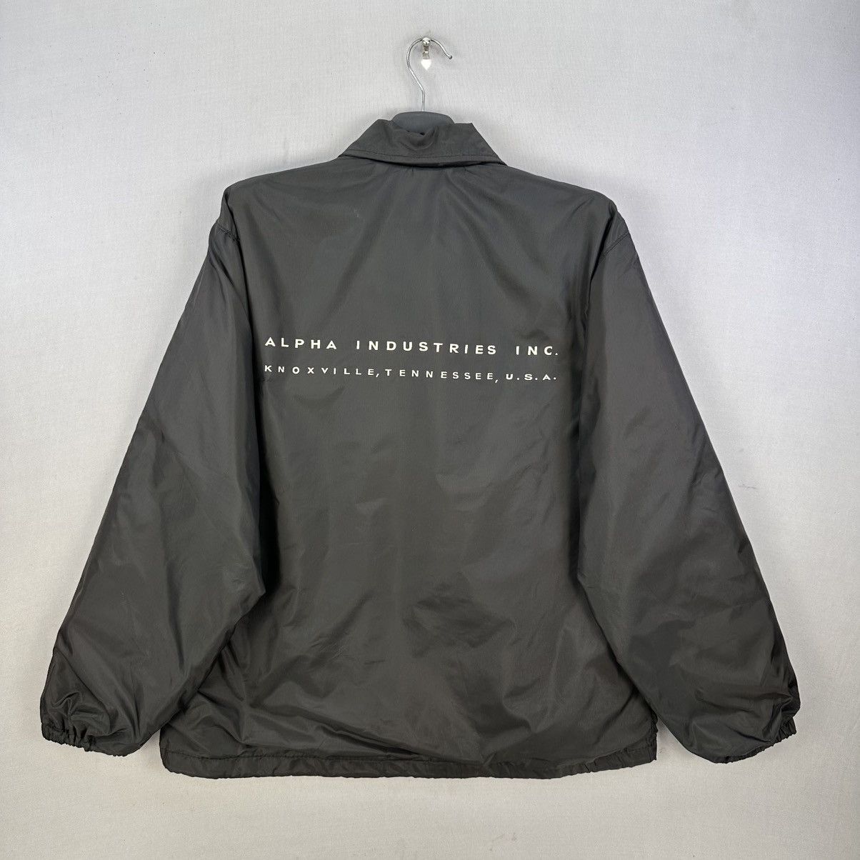 Alpha Industries Vintage 90's Alpha Industries MADE IN USA Coach Nylon Jacket Size US L / EU 52-54 / 3 - 4 Thumbnail