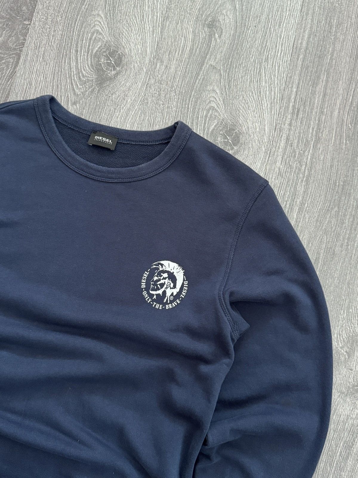 Diesel Diesel Navy SWT-Willy Crew Neck Sweatshirt Size US M / EU 48-50 / 2 - 2 Thumbnail