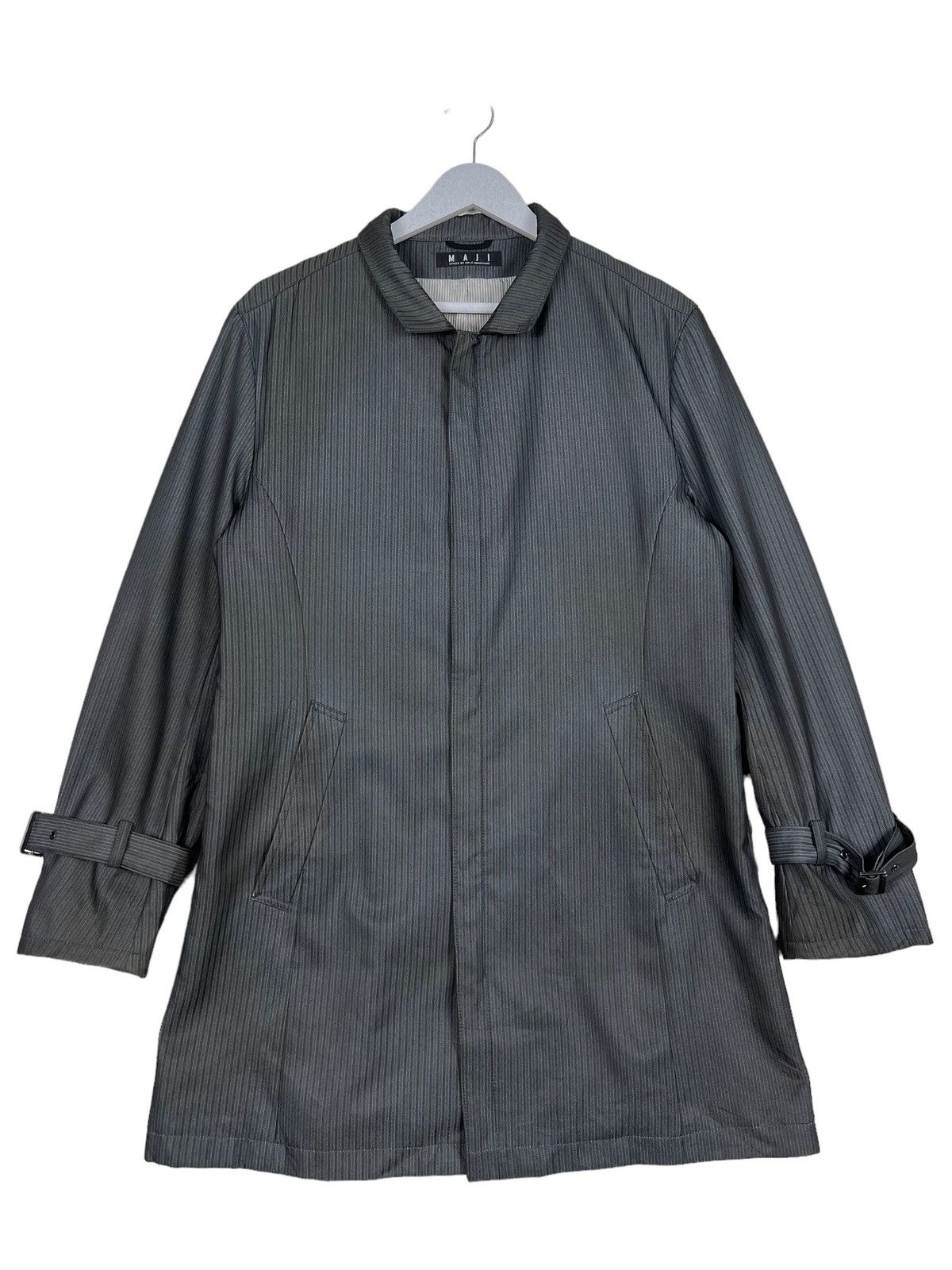 Japanese Brand 🔥 YOHJI YAMAMOTO INSPIRED MAJI MASATOMO HIKORY KHAKI COAT Size US M / EU 48-50 / 2 - 2 Thumbnail