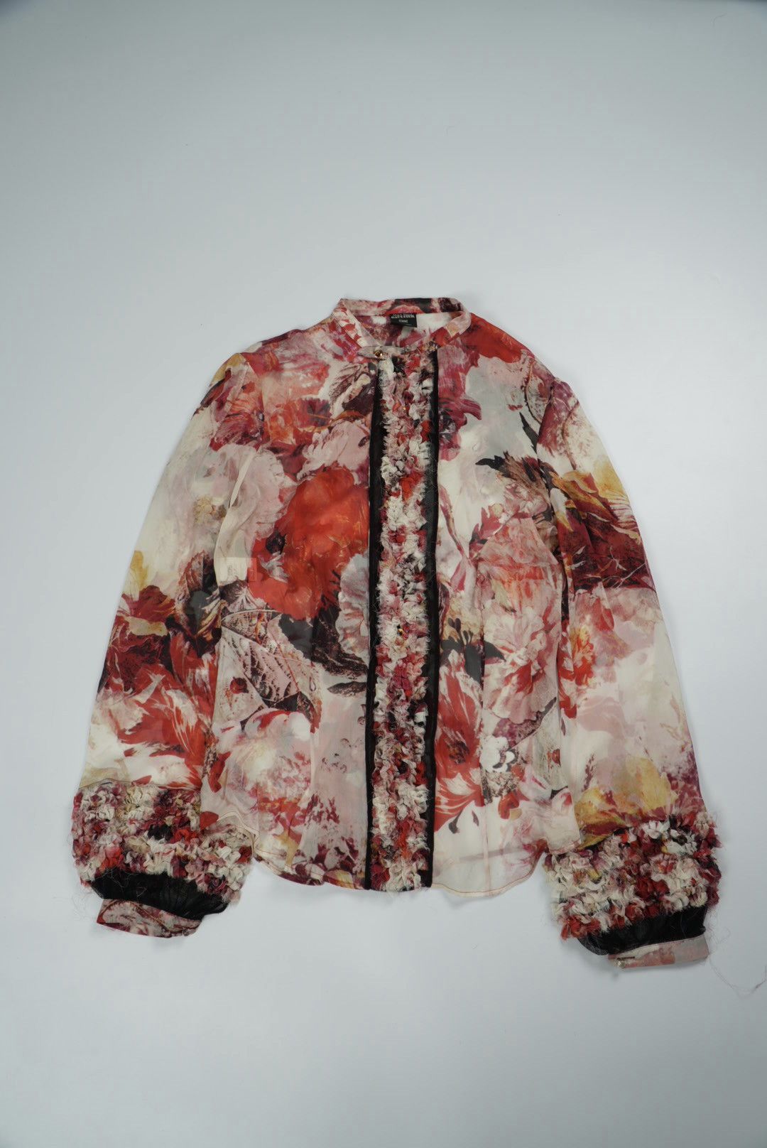 Jean Paul Gaultier Jean Paul Gaultier Gaultier Floral Print Blouse Size S / US 4 / IT 40 - 1 Thumbnail