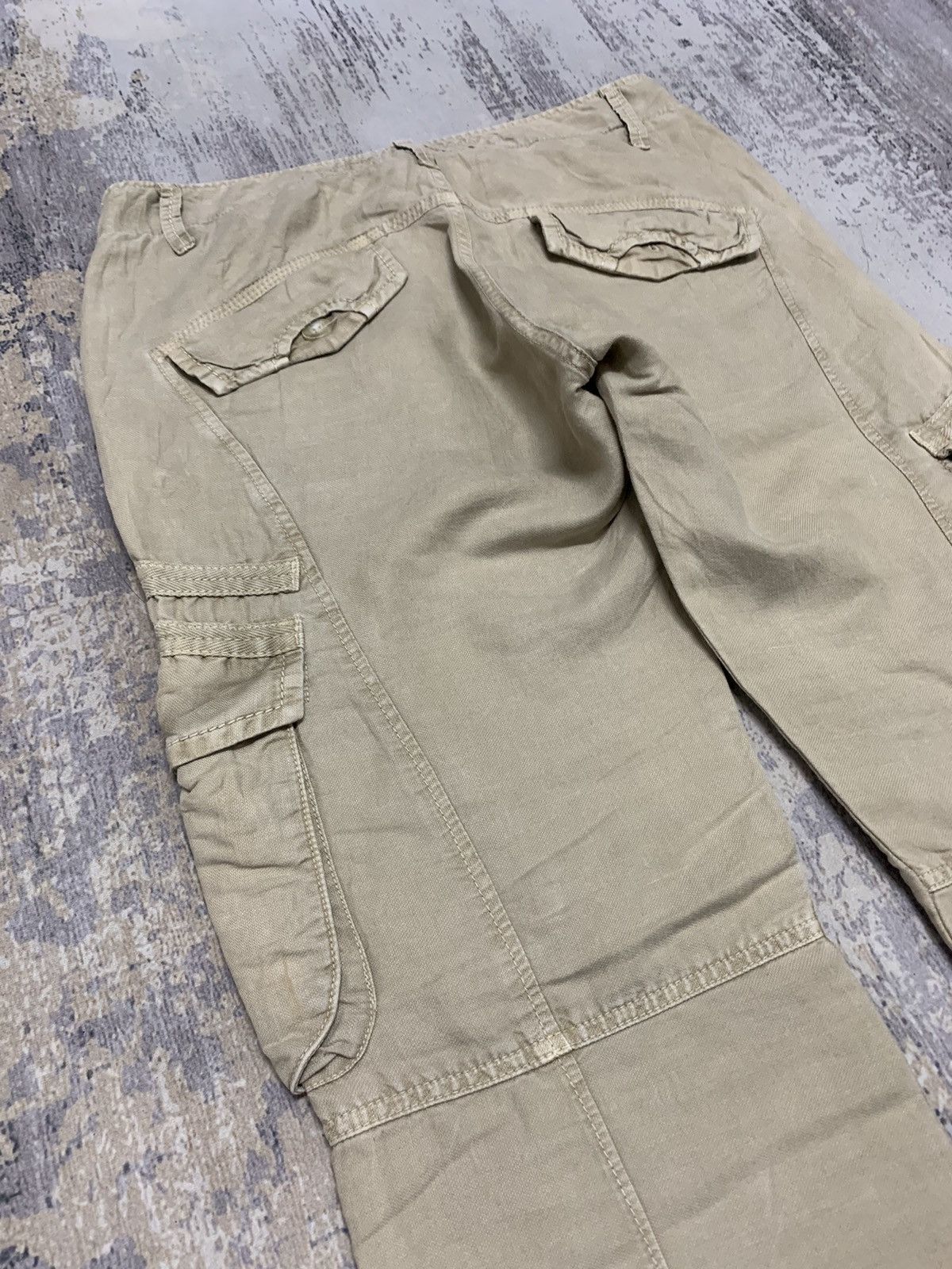 Marithe + Francois Girbaud Vintage Marithe Francois Girbaud Parachute Cargo Baggy Pants Size US 30 / EU 46 - 8 Thumbnail